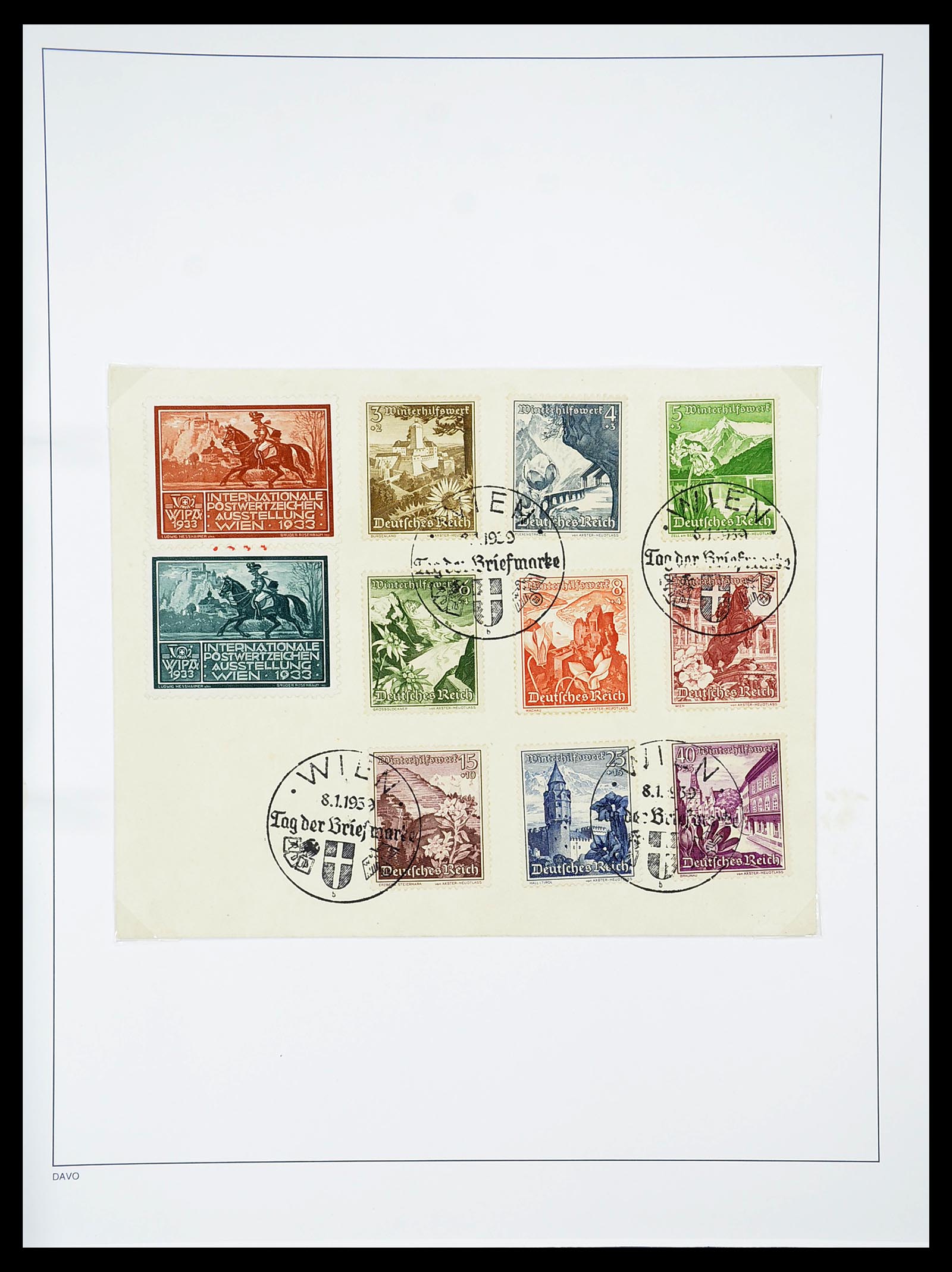 34642 038 - Stamp Collection 34642 German Reich 1938-1945.