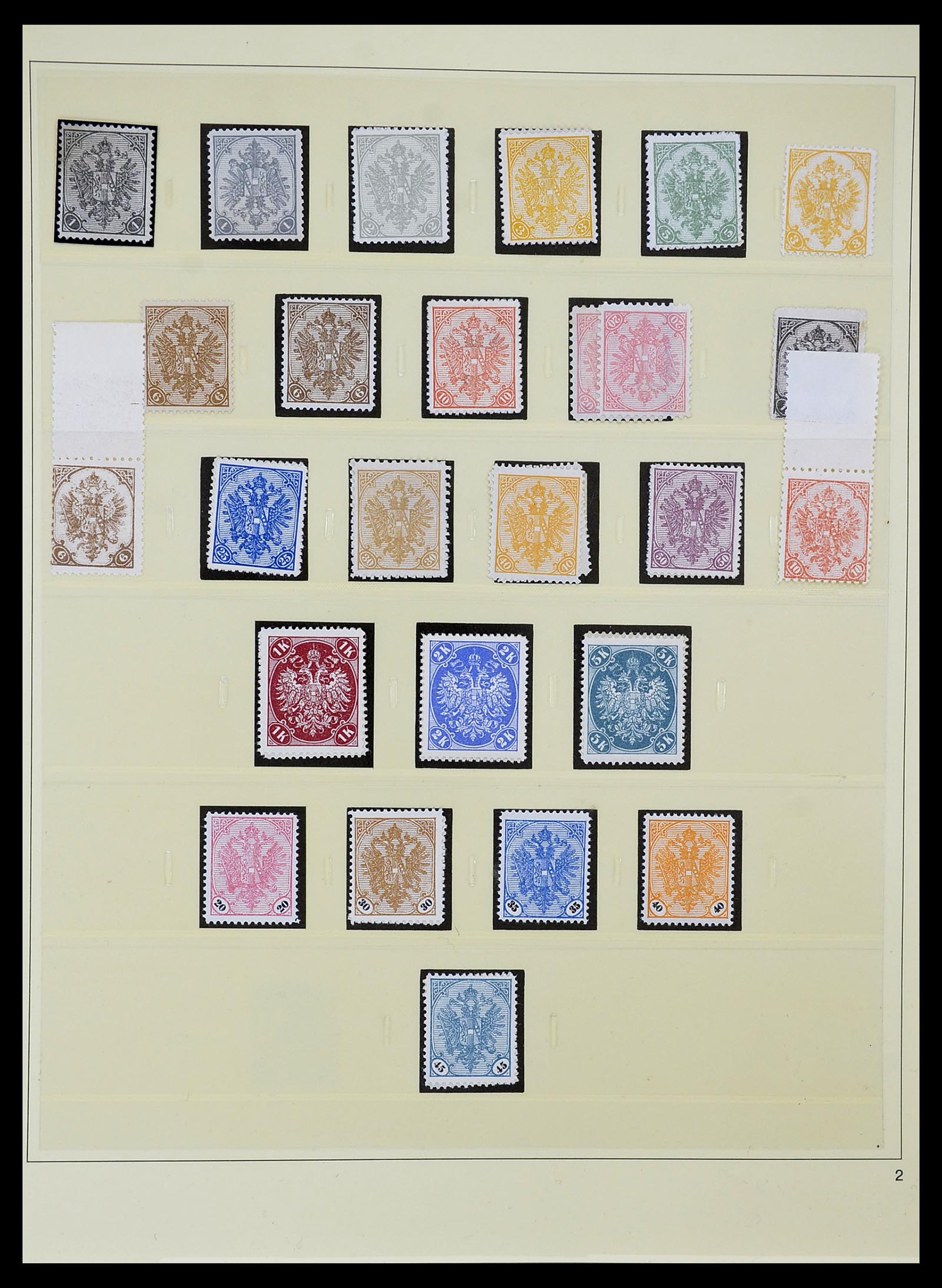 34644 004 - Postzegelverzameling 34644 Bosnië-Herzegowina 1879-1918.