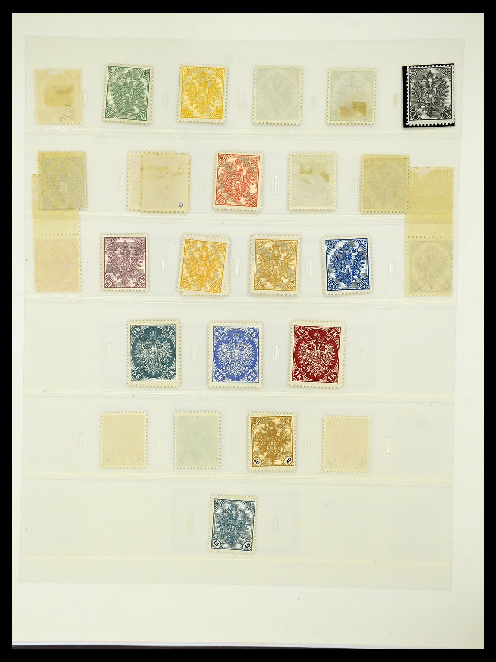 34644 005 - Postzegelverzameling 34644 Bosnië-Herzegowina 1879-1918.
