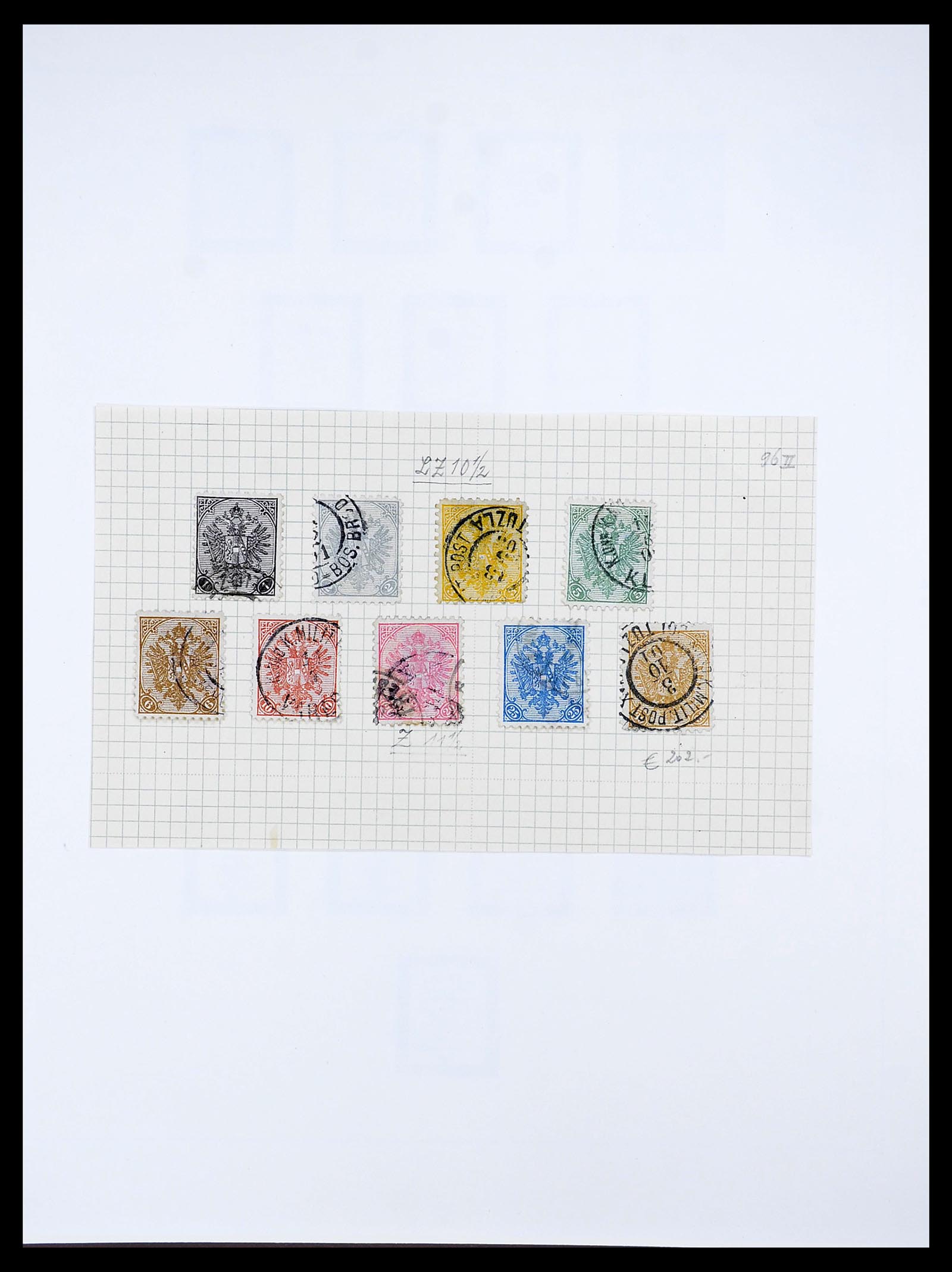 34644 006 - Postzegelverzameling 34644 Bosnië-Herzegowina 1879-1918.