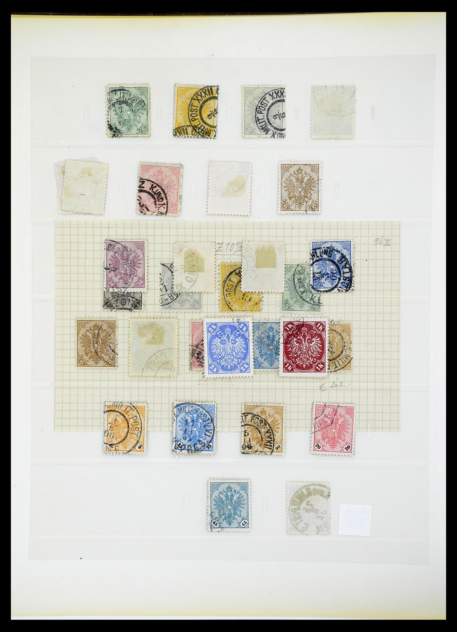 34644 008 - Postzegelverzameling 34644 Bosnië-Herzegowina 1879-1918.