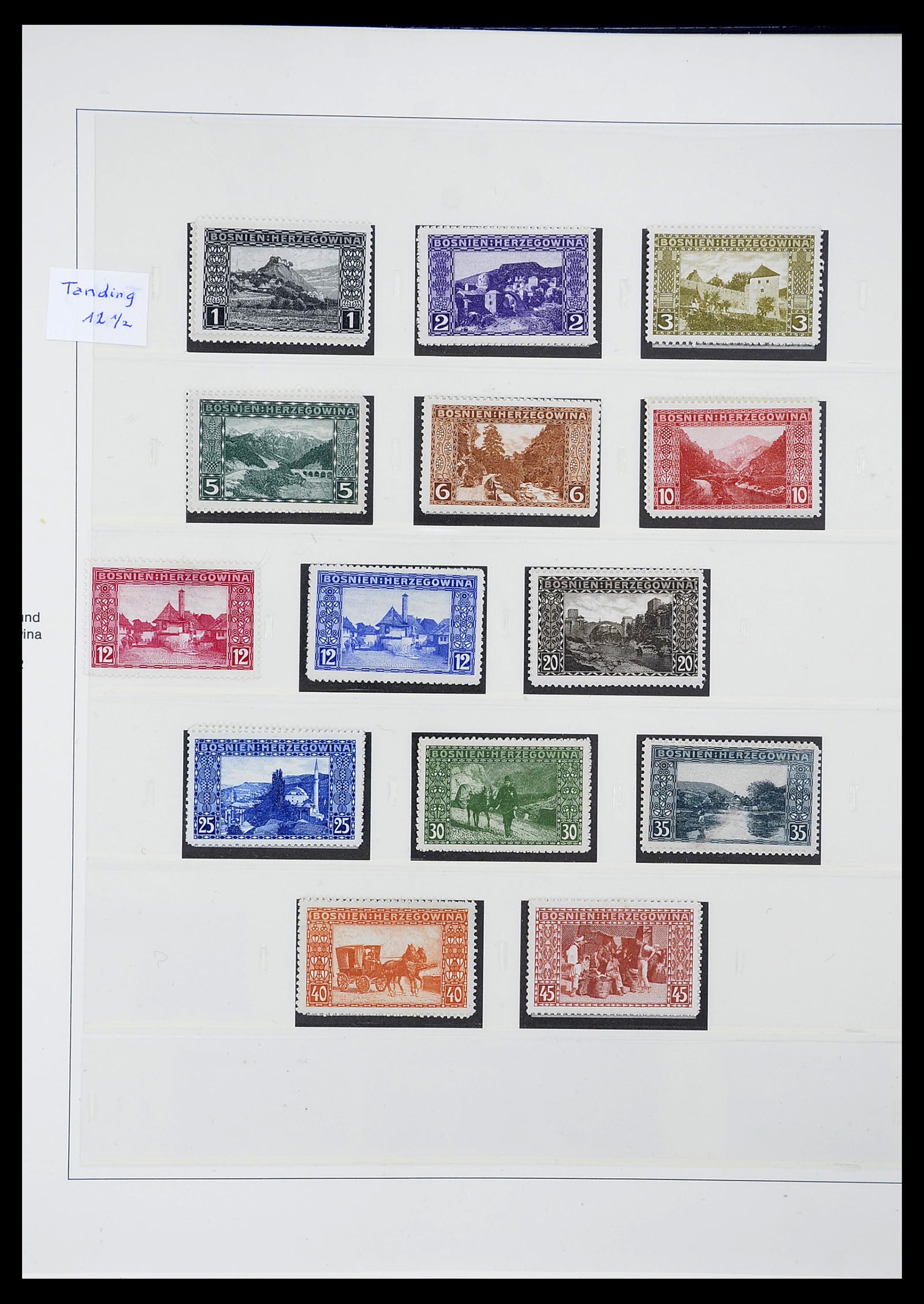 34644 011 - Postzegelverzameling 34644 Bosnië-Herzegowina 1879-1918.