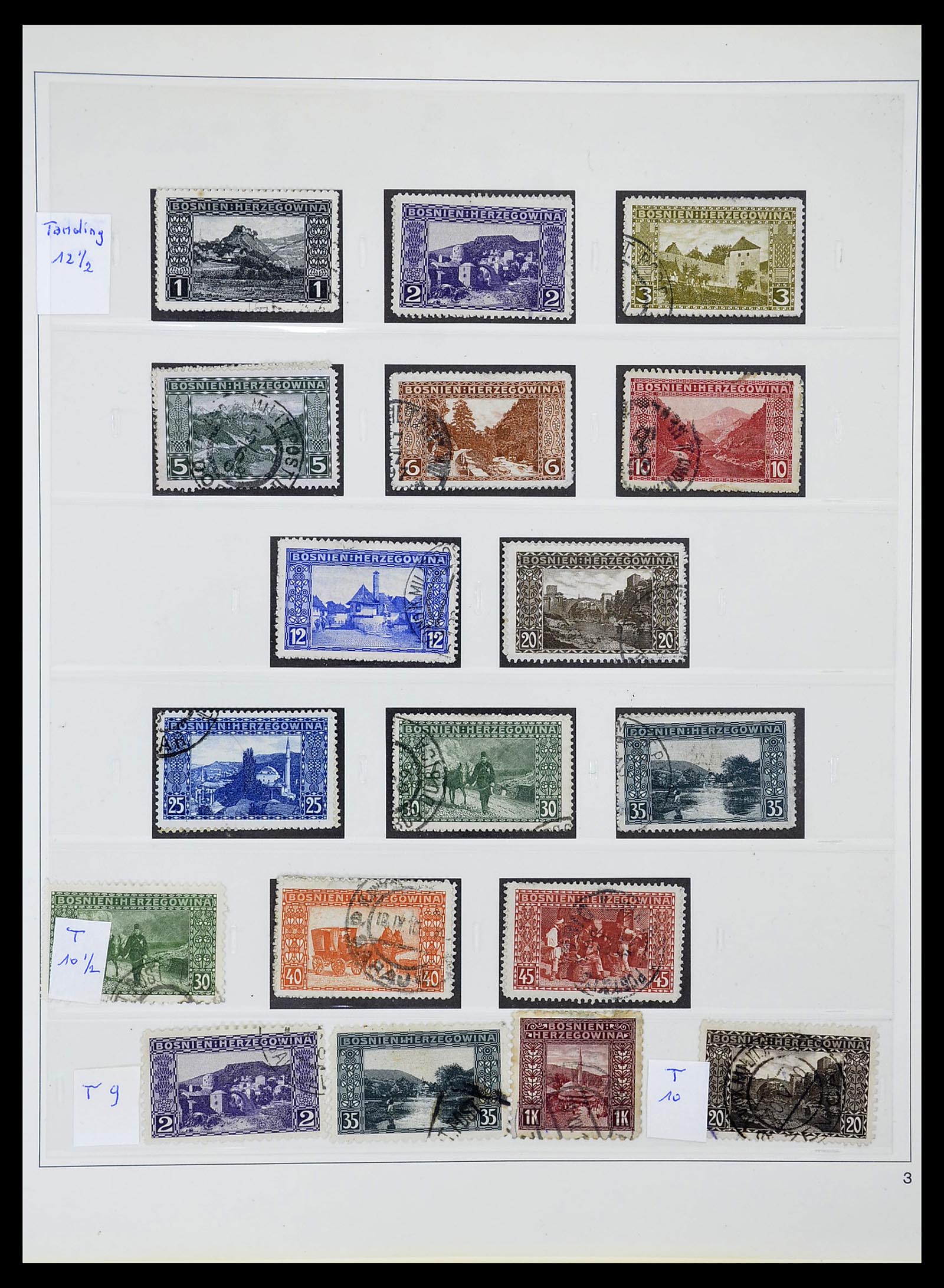 34644 013 - Postzegelverzameling 34644 Bosnië-Herzegowina 1879-1918.