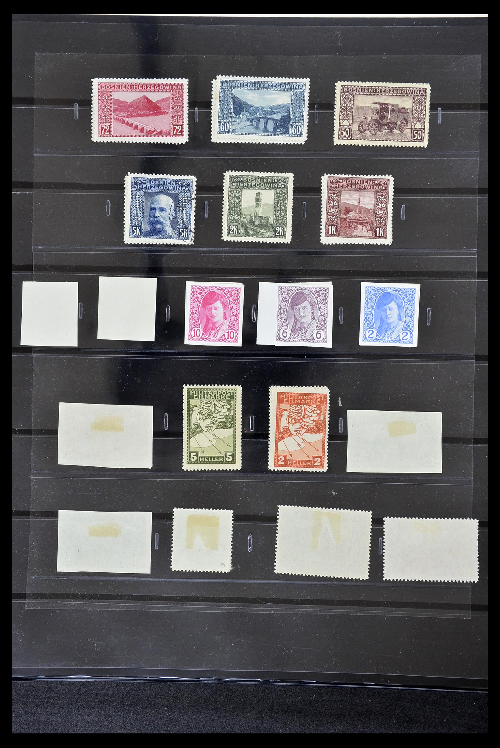 34644 017 - Postzegelverzameling 34644 Bosnië-Herzegowina 1879-1918.