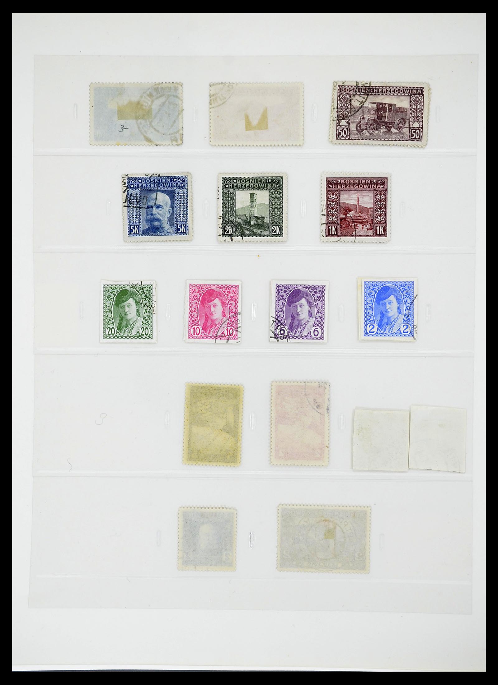 34644 019 - Postzegelverzameling 34644 Bosnië-Herzegowina 1879-1918.
