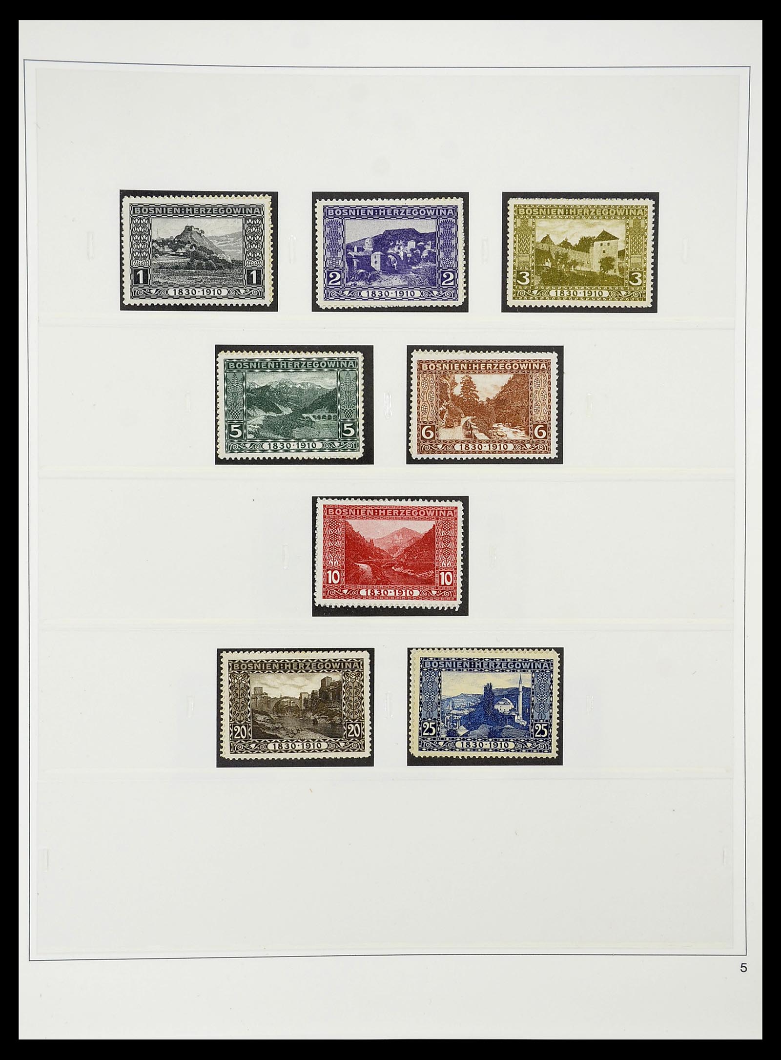 34644 020 - Postzegelverzameling 34644 Bosnië-Herzegowina 1879-1918.