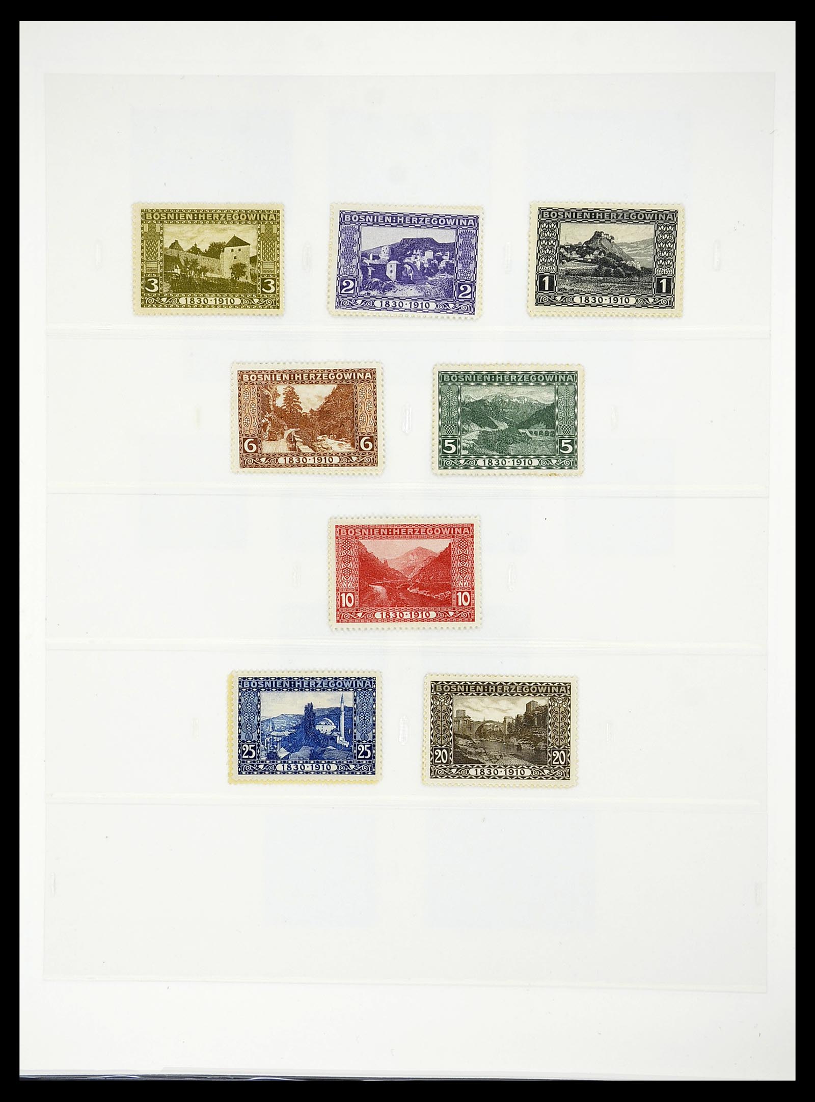 34644 021 - Postzegelverzameling 34644 Bosnië-Herzegowina 1879-1918.