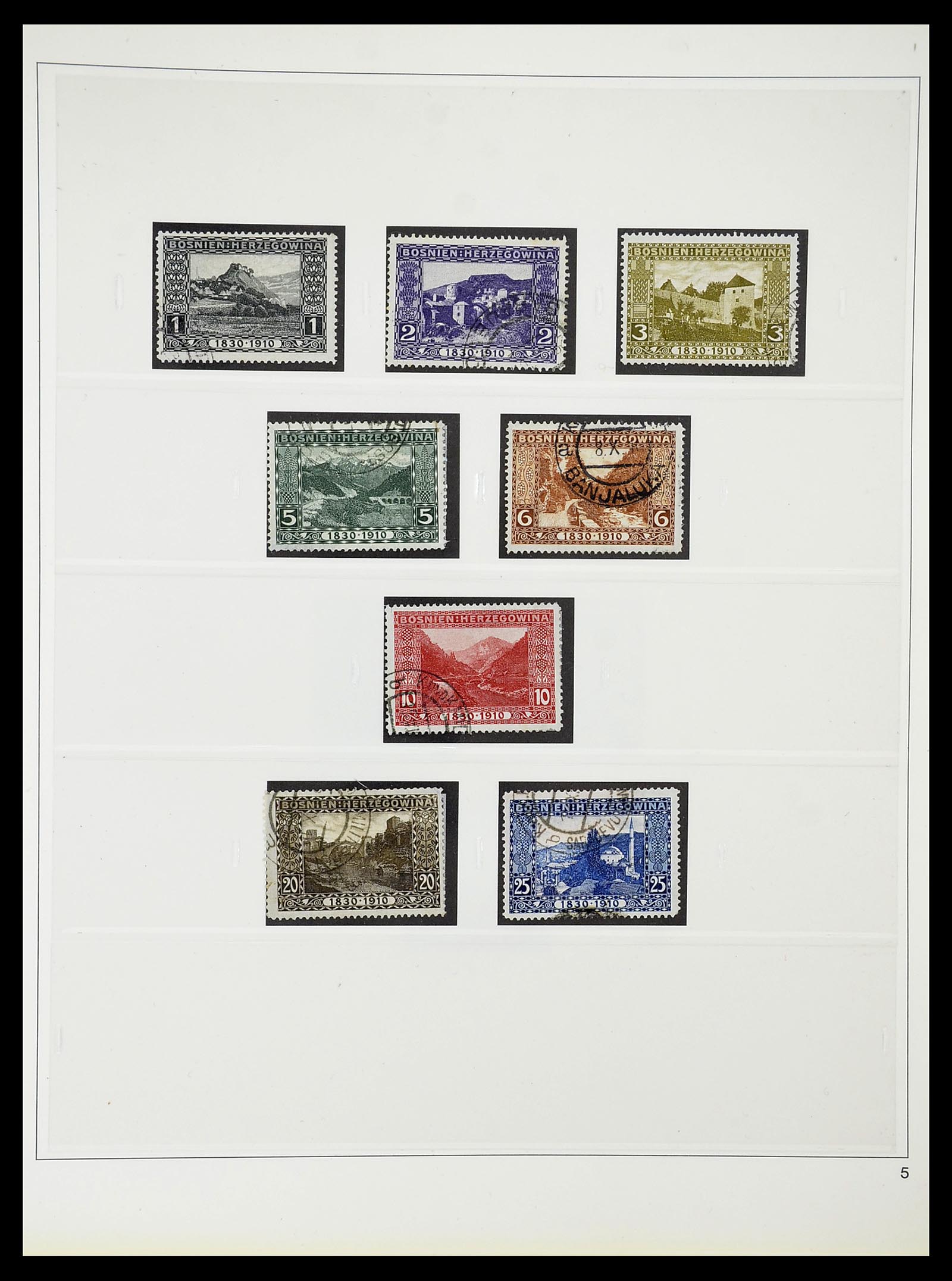 34644 024 - Postzegelverzameling 34644 Bosnië-Herzegowina 1879-1918.