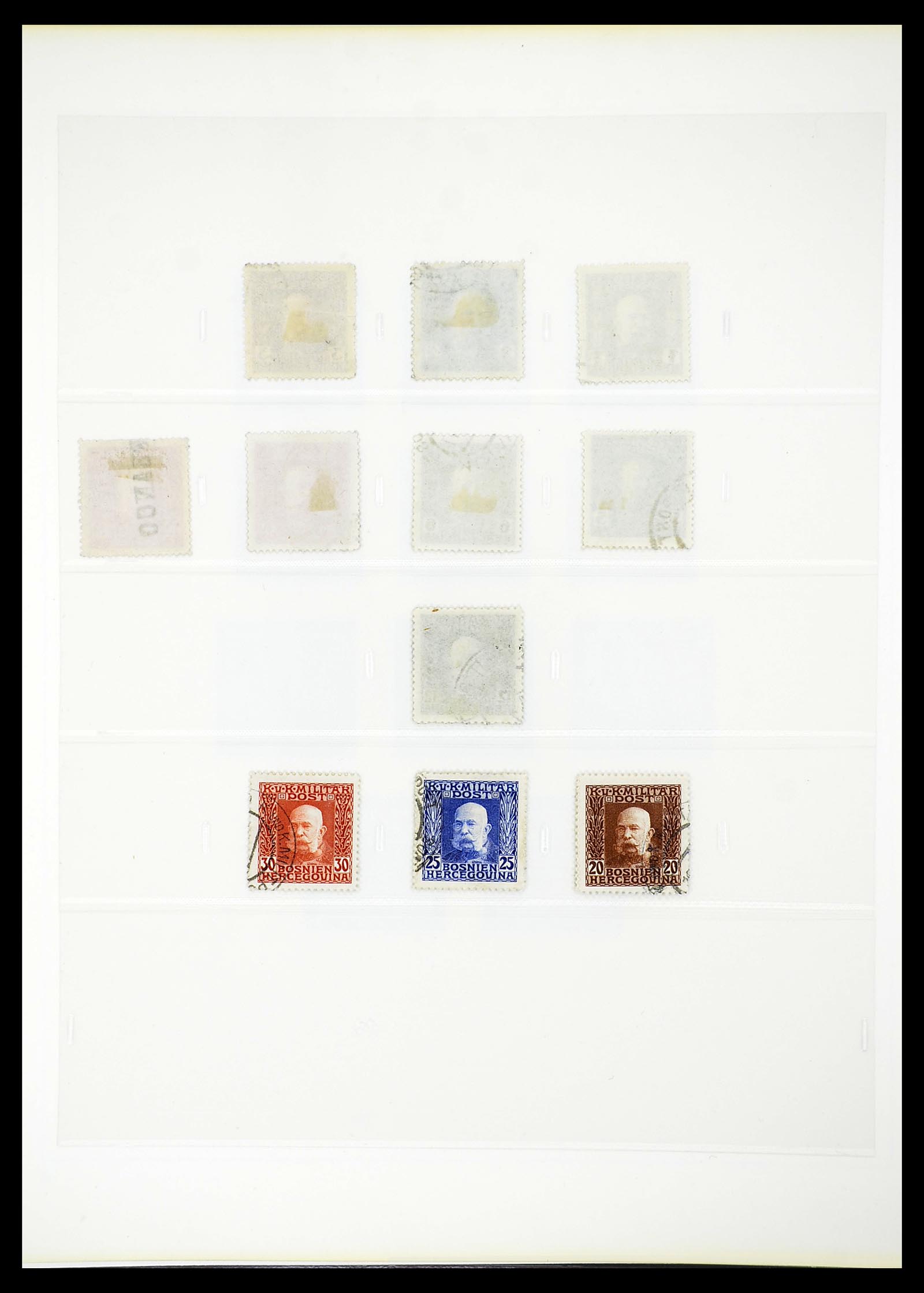 34644 029 - Postzegelverzameling 34644 Bosnië-Herzegowina 1879-1918.