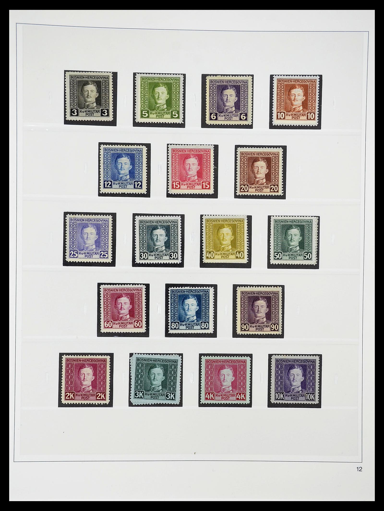 34644 042 - Postzegelverzameling 34644 Bosnië-Herzegowina 1879-1918.