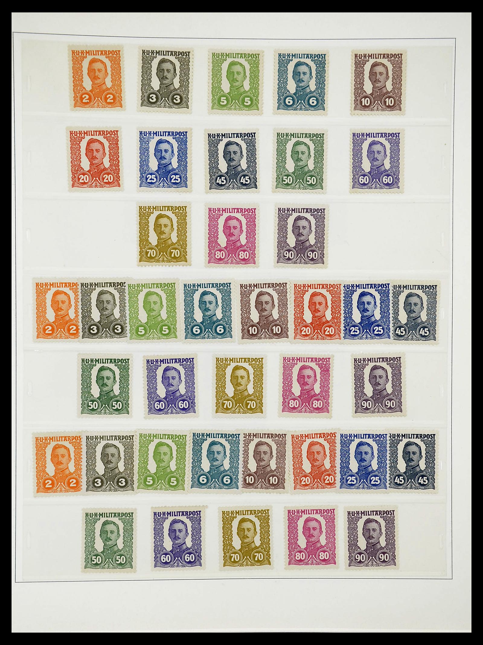 34644 045 - Postzegelverzameling 34644 Bosnië-Herzegowina 1879-1918.