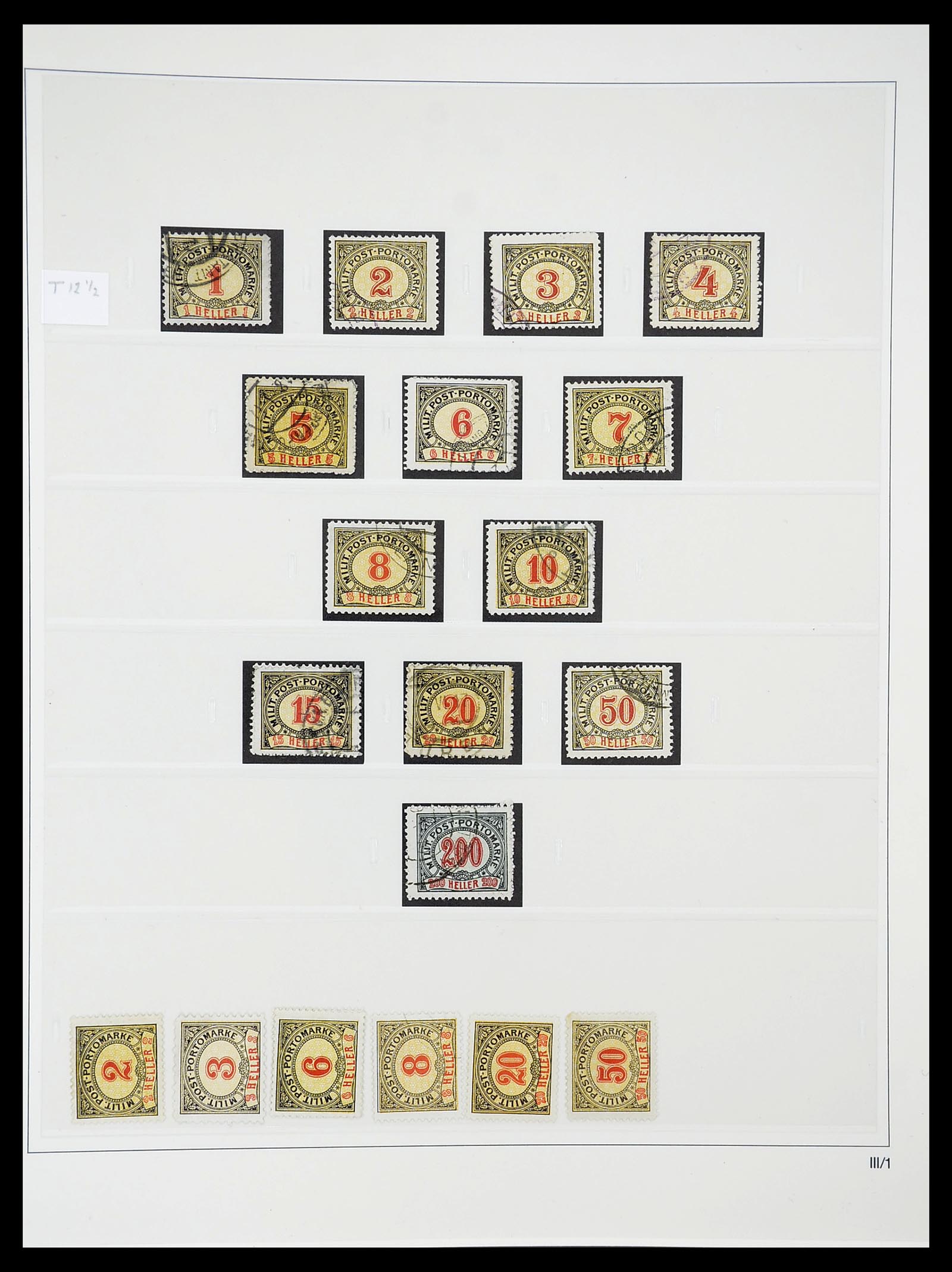 34644 046 - Postzegelverzameling 34644 Bosnië-Herzegowina 1879-1918.