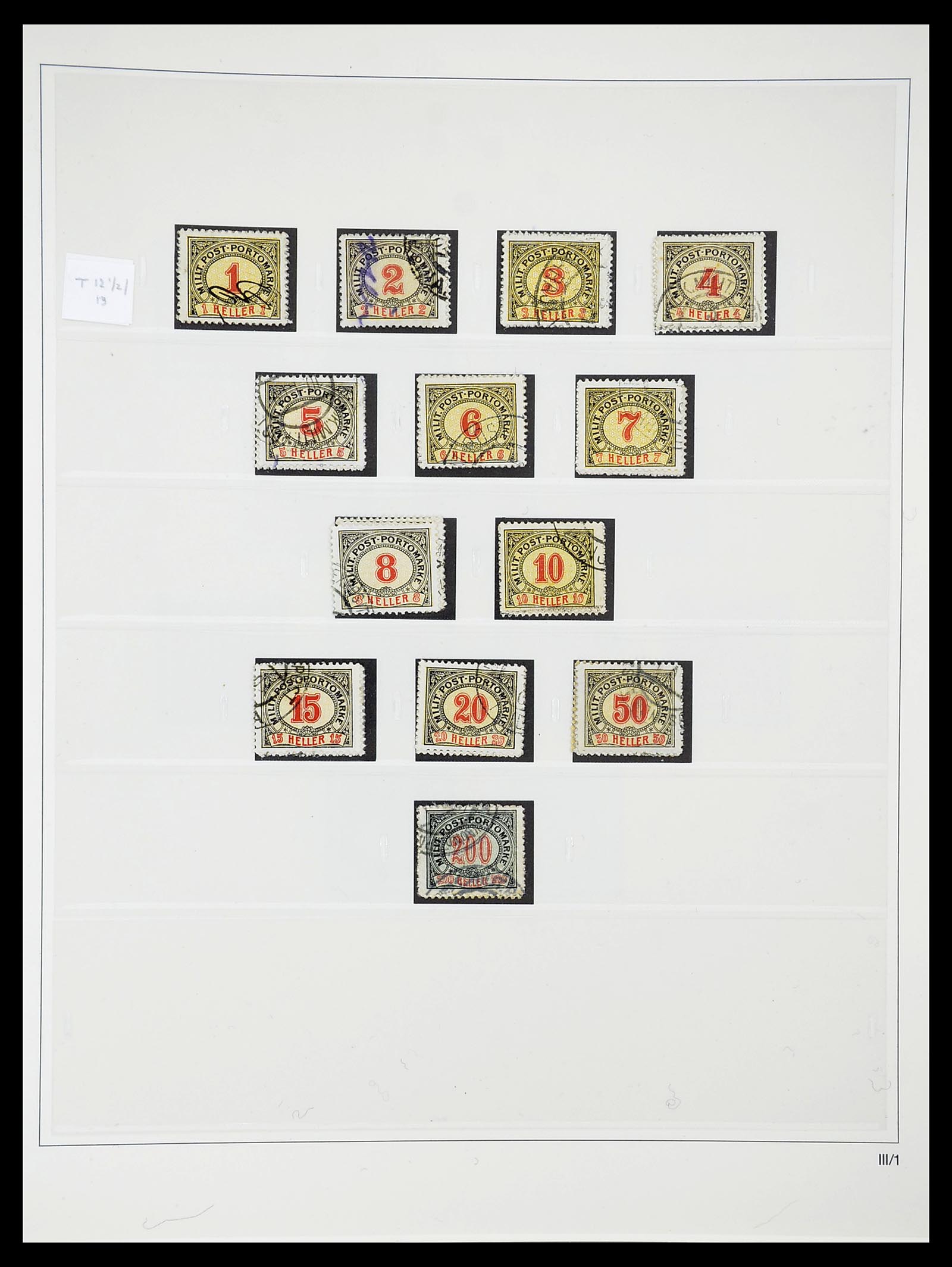 34644 047 - Postzegelverzameling 34644 Bosnië-Herzegowina 1879-1918.