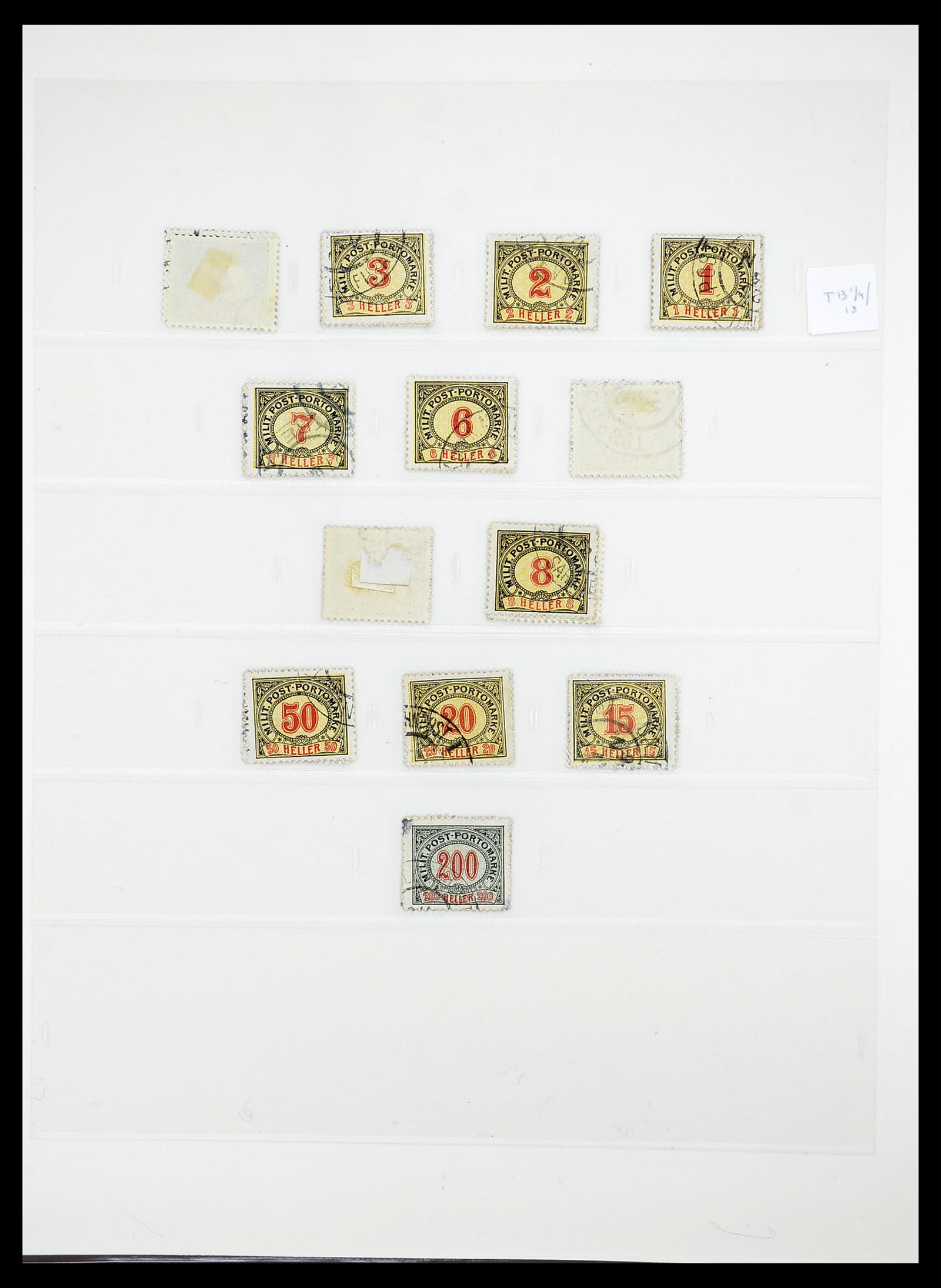 34644 048 - Postzegelverzameling 34644 Bosnië-Herzegowina 1879-1918.