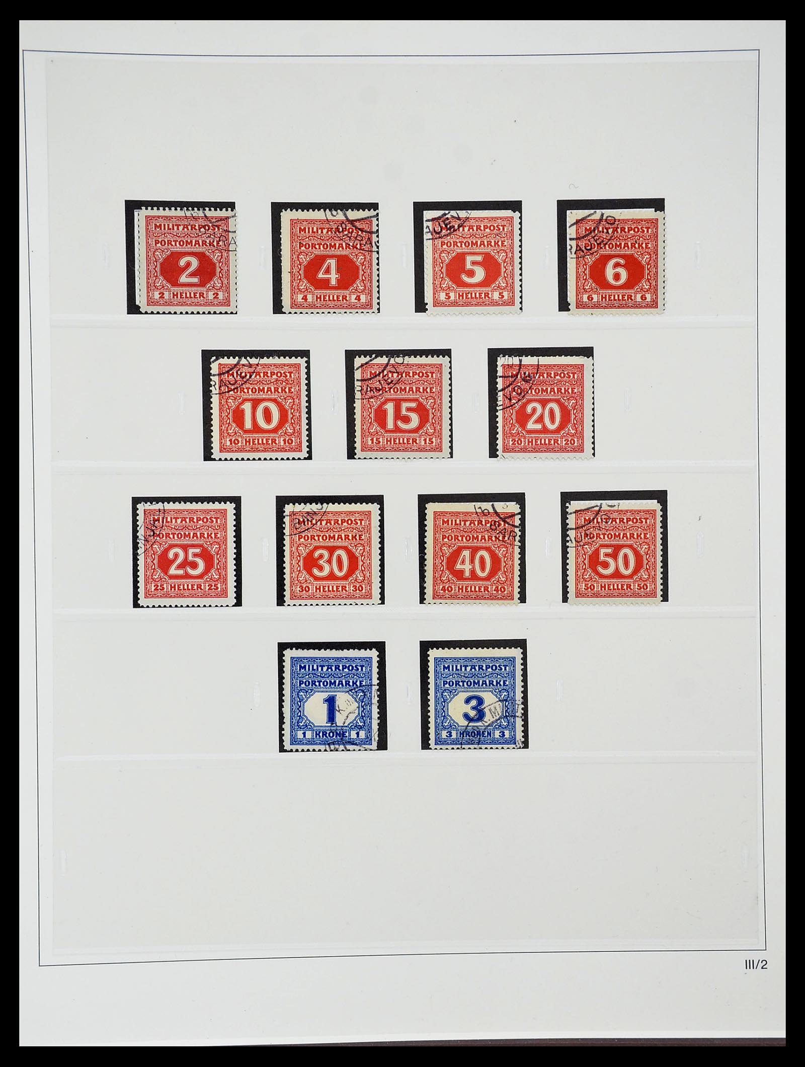 34644 050 - Postzegelverzameling 34644 Bosnië-Herzegowina 1879-1918.