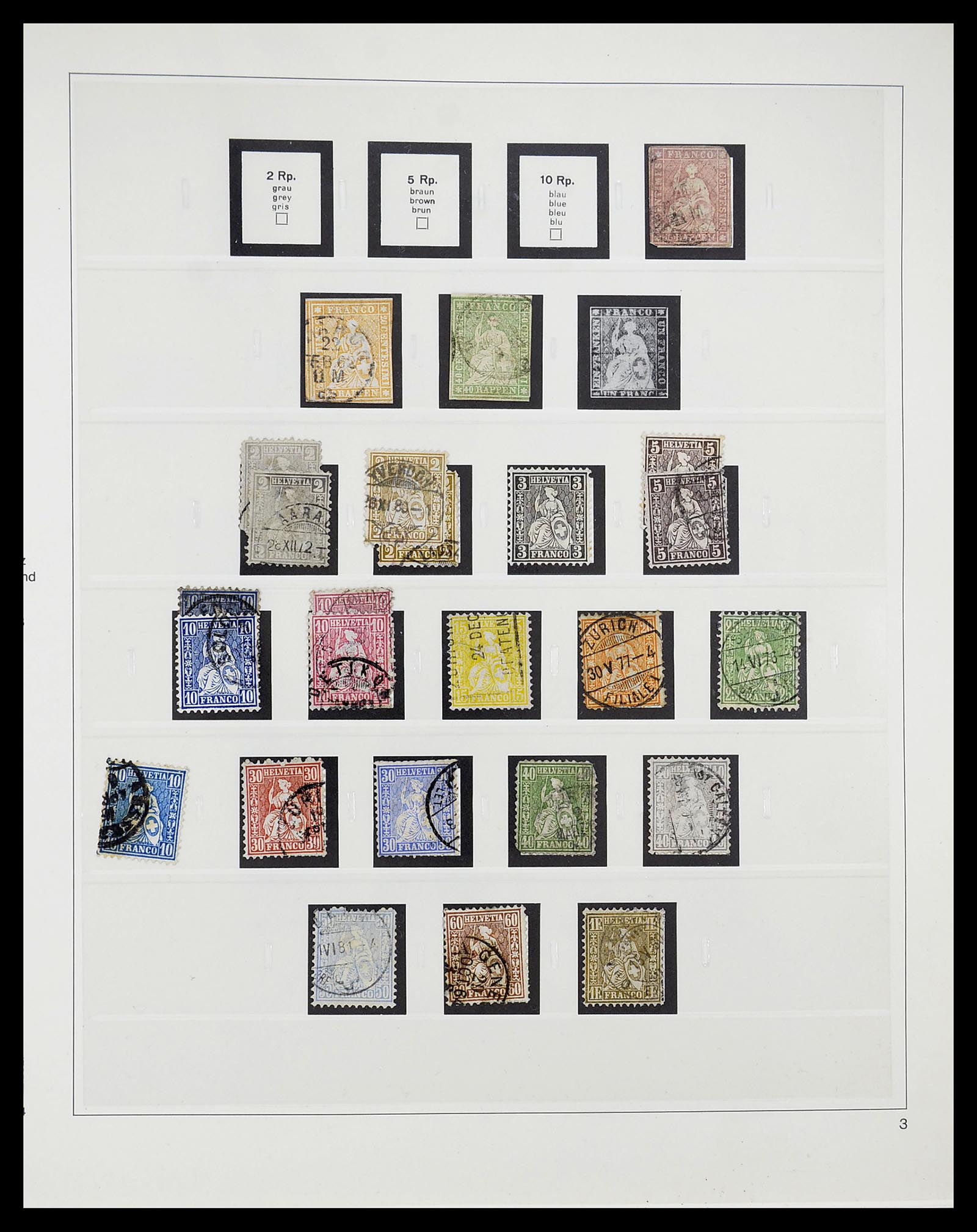 34645 001 - Postzegelverzameling 34645 Zwitserland 1854-2007.