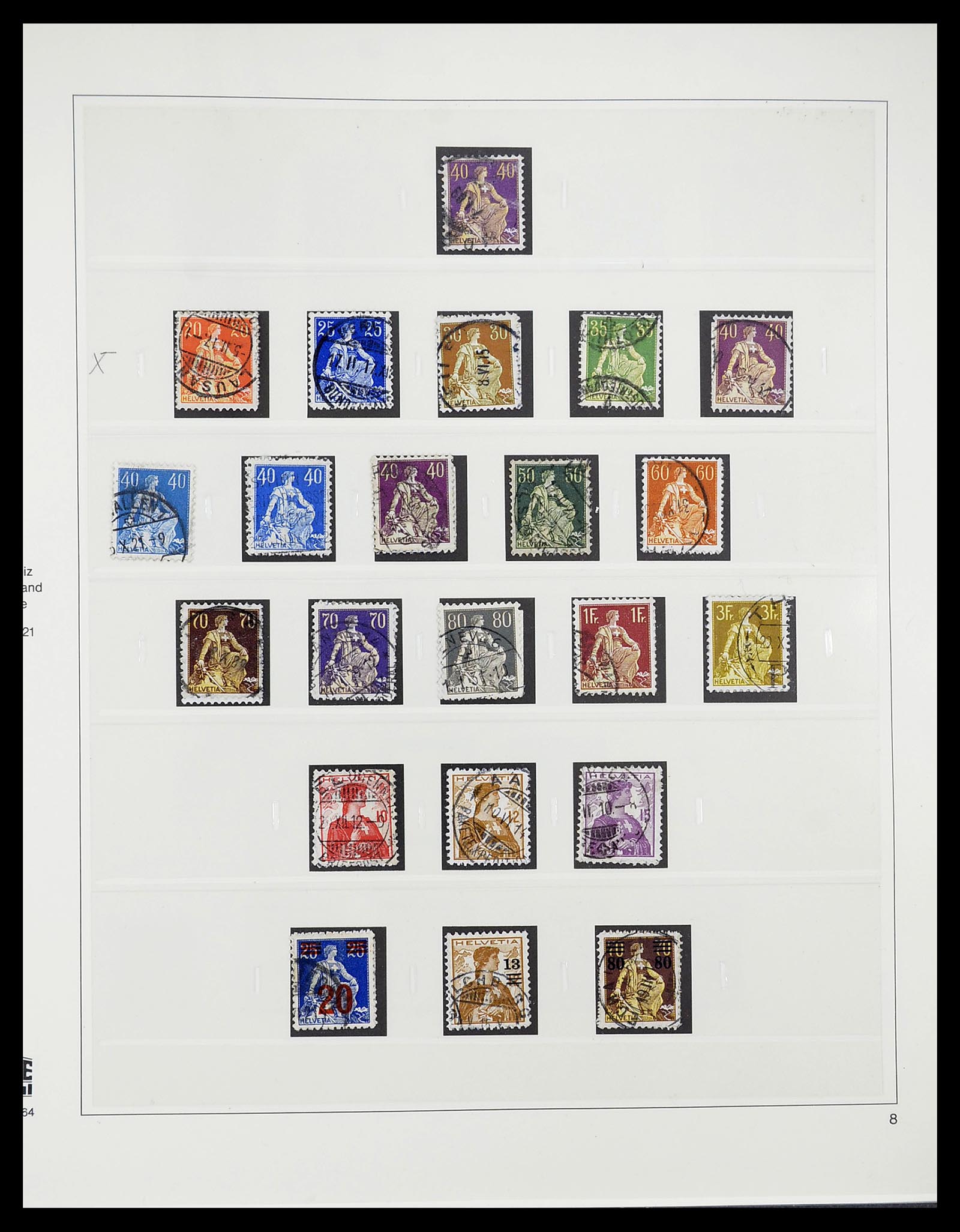 34645 009 - Postzegelverzameling 34645 Zwitserland 1854-2007.
