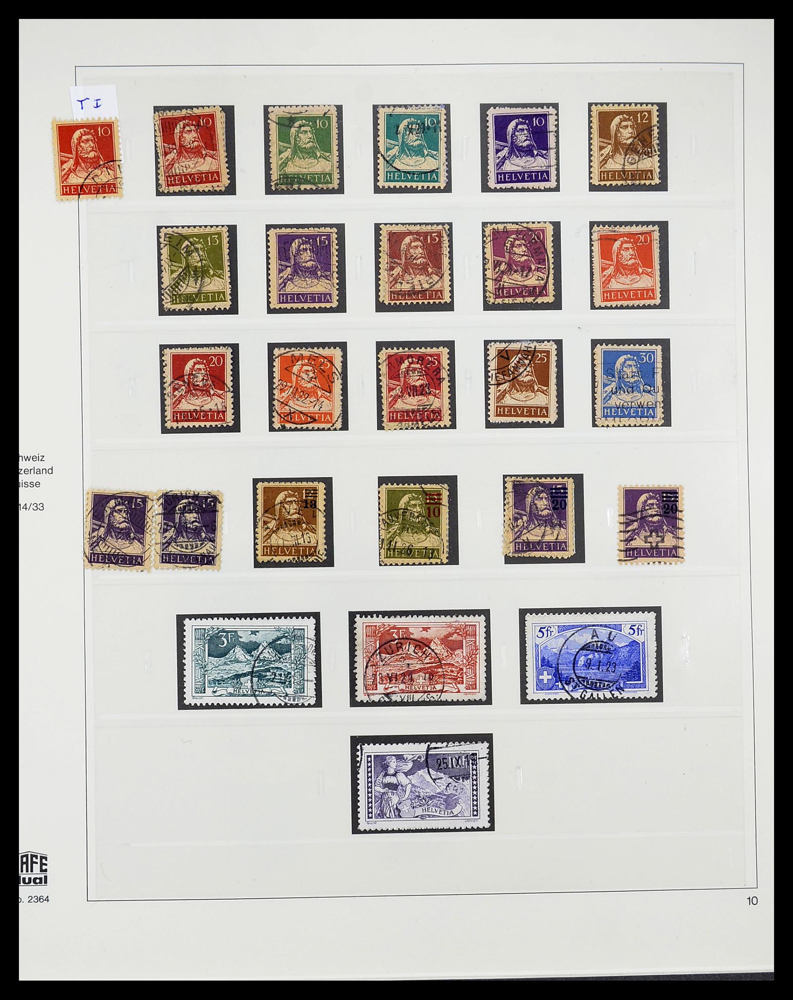 34645 013 - Stamp Collection 34645 Switzerland 1854-2007.