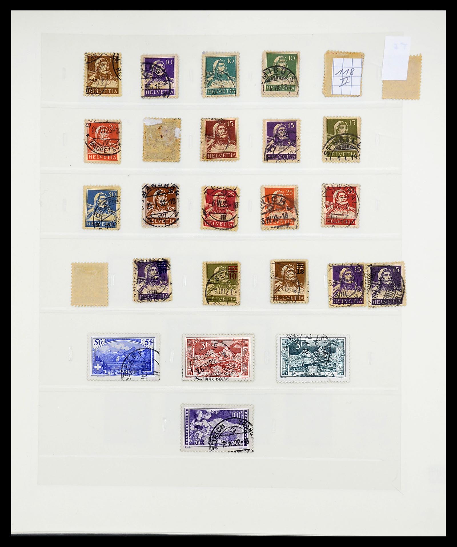 34645 014 - Postzegelverzameling 34645 Zwitserland 1854-2007.