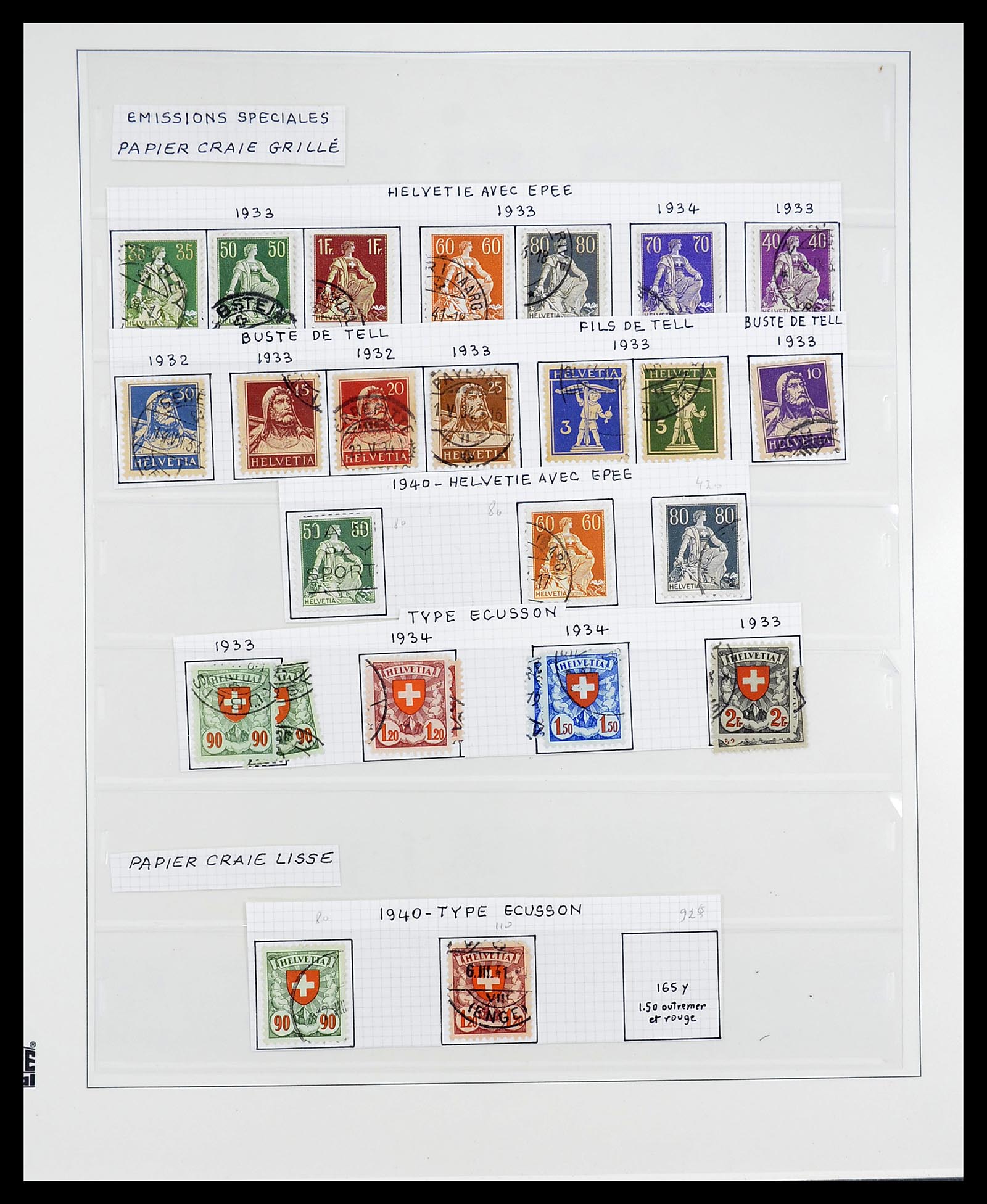 34645 015 - Stamp Collection 34645 Switzerland 1854-2007.