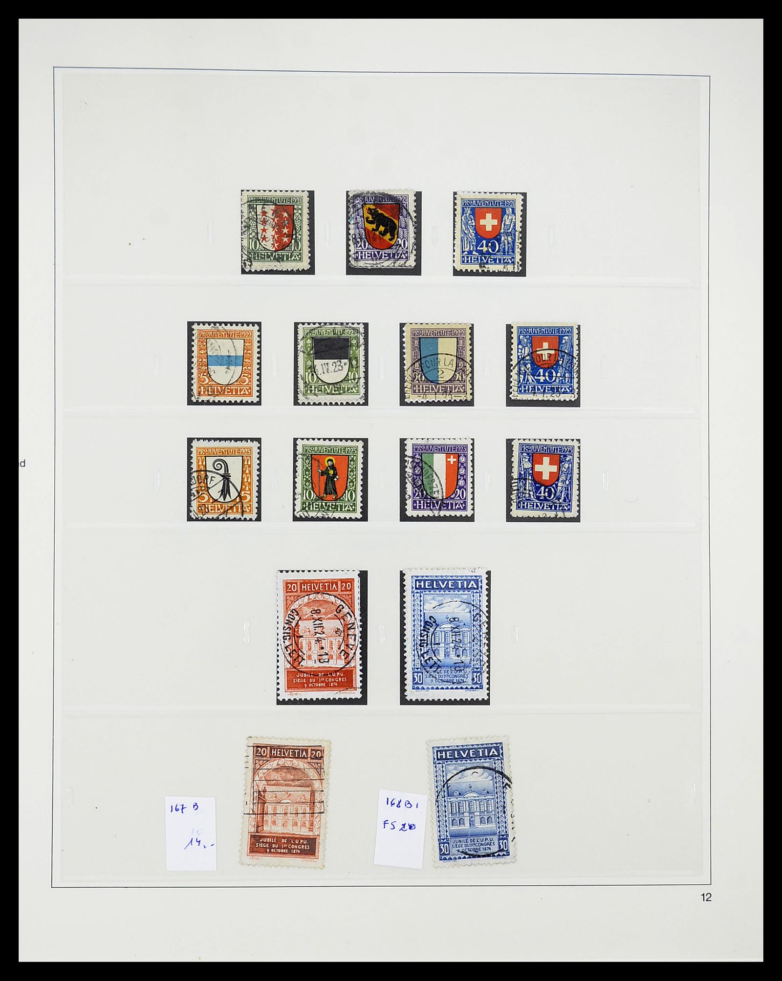 34645 018 - Postzegelverzameling 34645 Zwitserland 1854-2007.