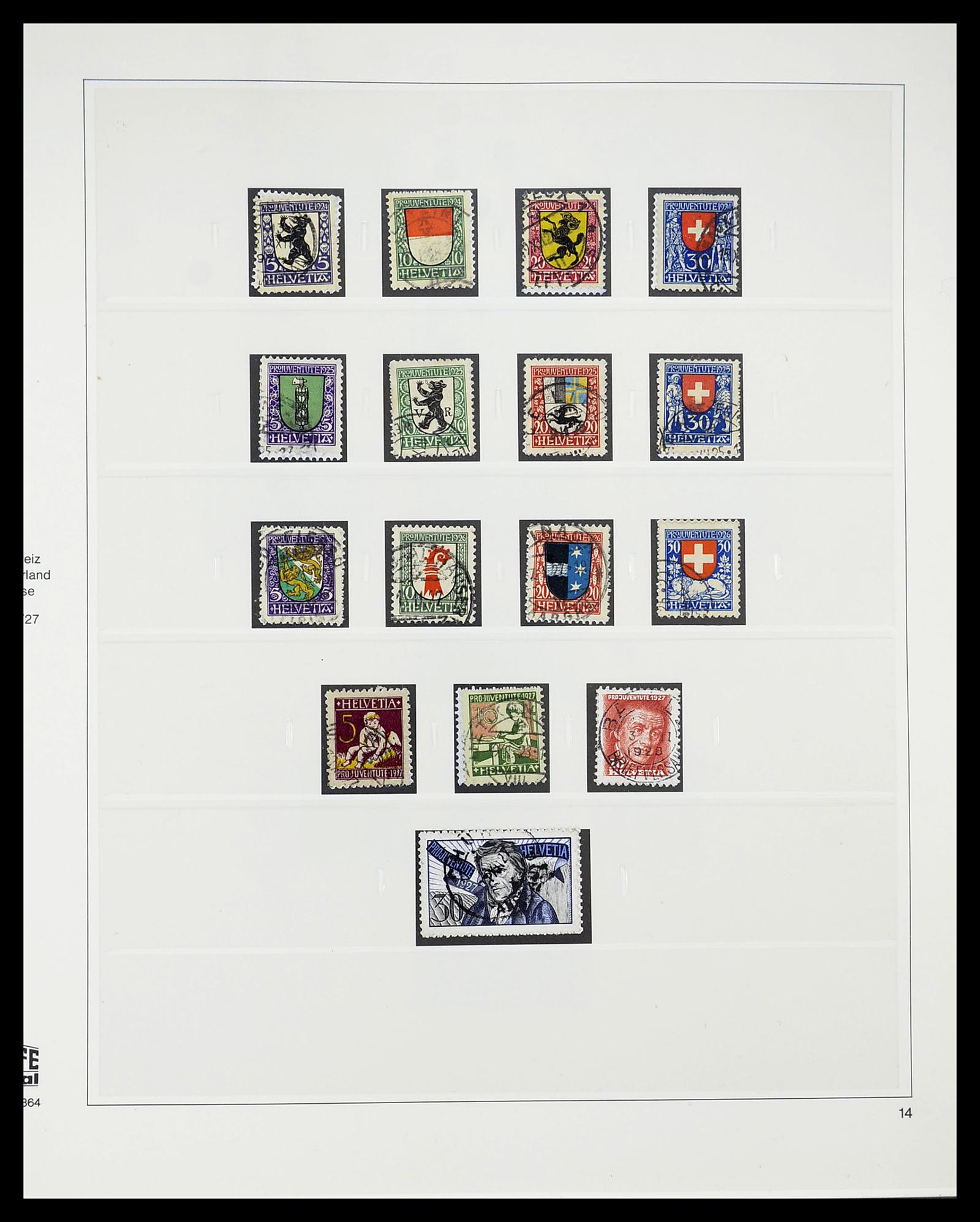 34645 022 - Stamp Collection 34645 Switzerland 1854-2007.