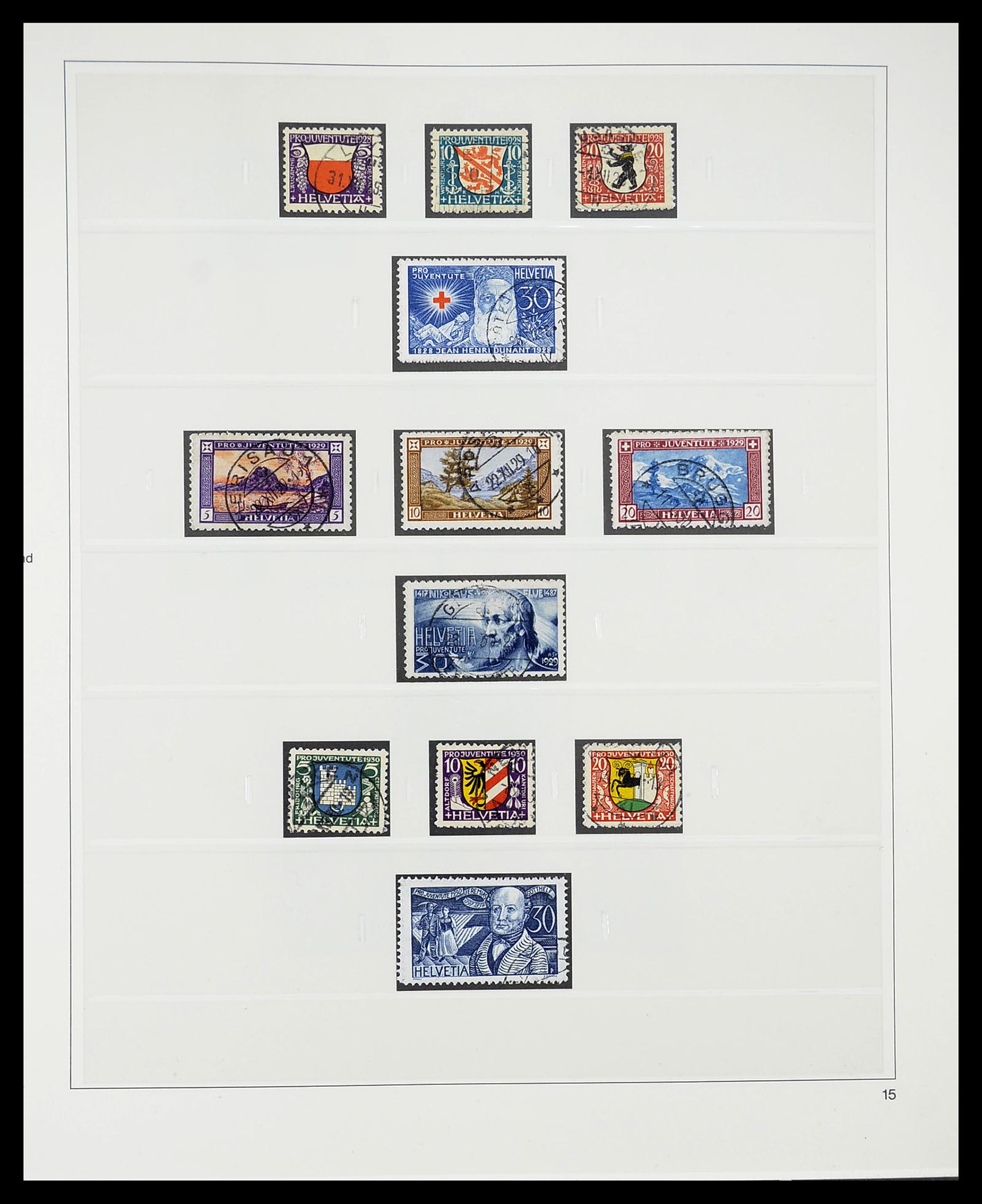34645 024 - Postzegelverzameling 34645 Zwitserland 1854-2007.