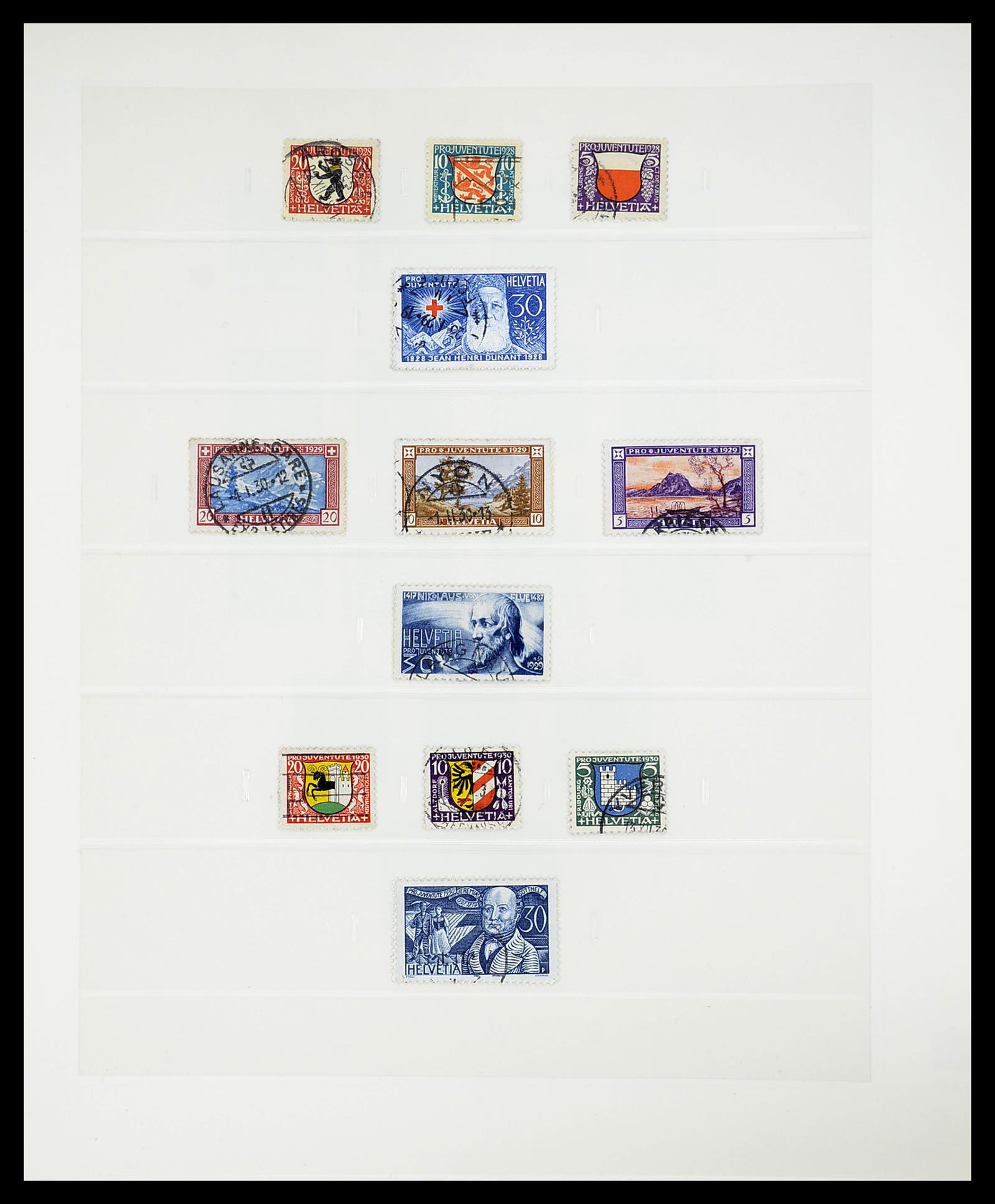 34645 025 - Postzegelverzameling 34645 Zwitserland 1854-2007.