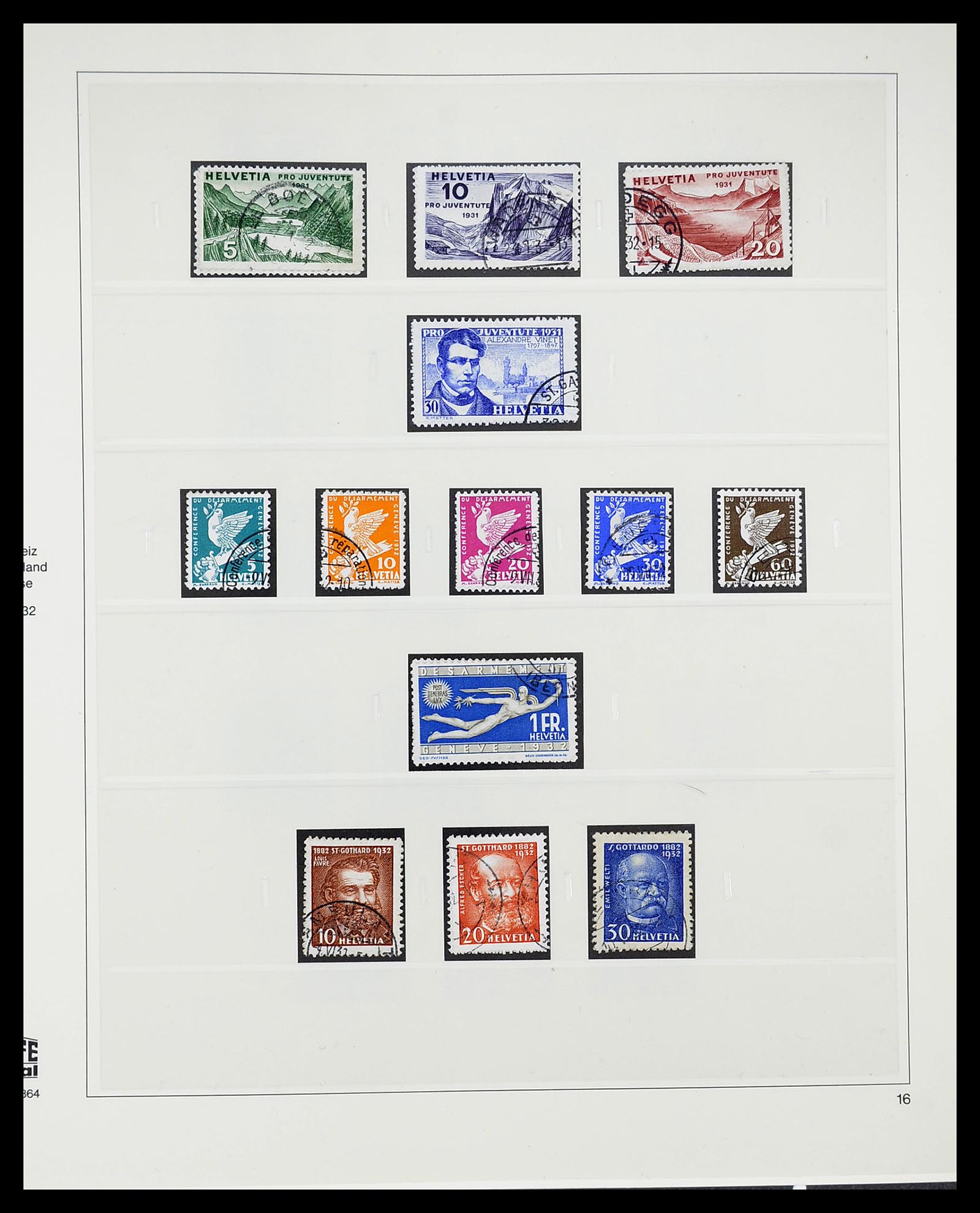 34645 026 - Stamp Collection 34645 Switzerland 1854-2007.