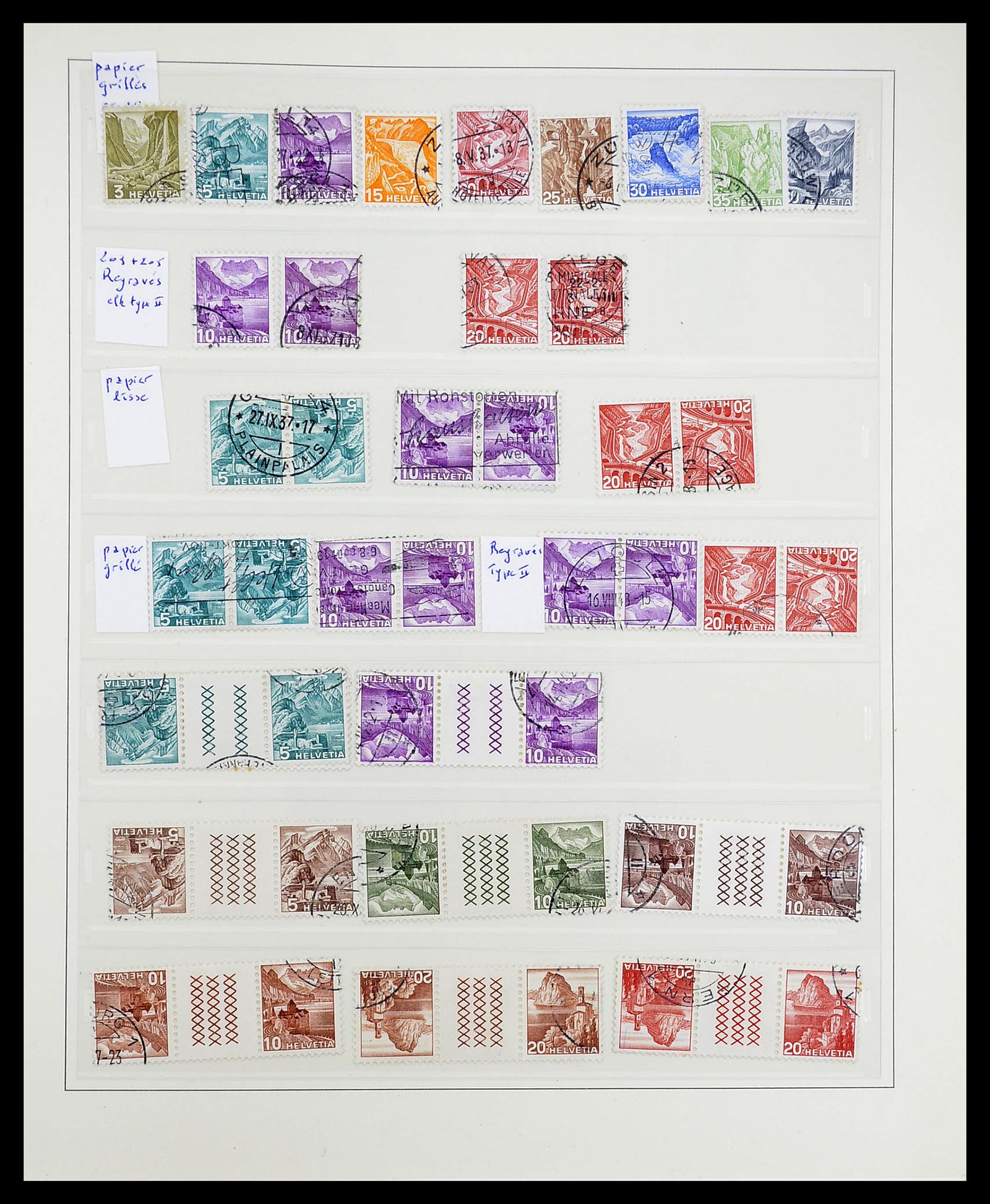 34645 033 - Postzegelverzameling 34645 Zwitserland 1854-2007.