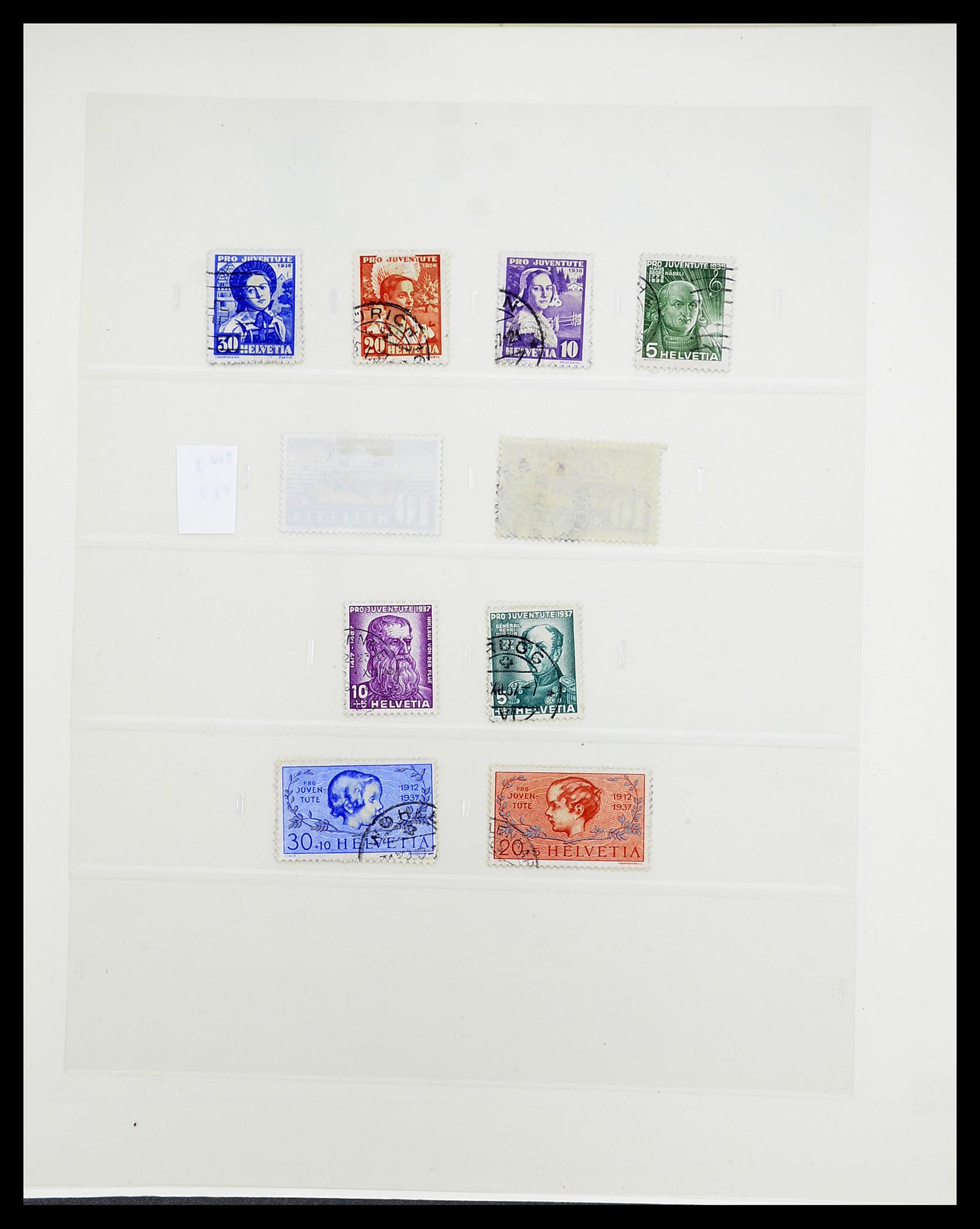 34645 036 - Stamp Collection 34645 Switzerland 1854-2007.