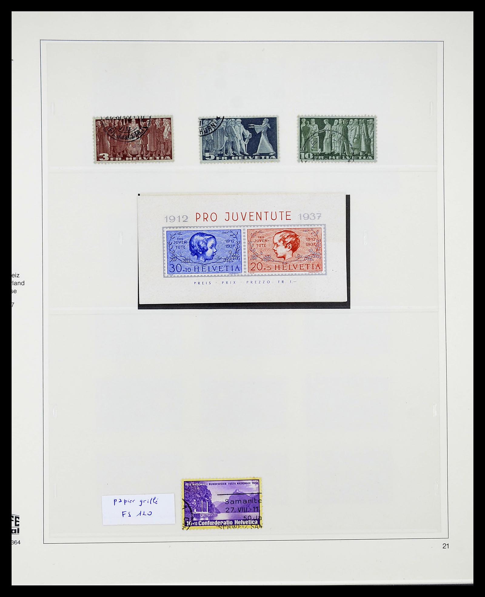 34645 037 - Stamp Collection 34645 Switzerland 1854-2007.