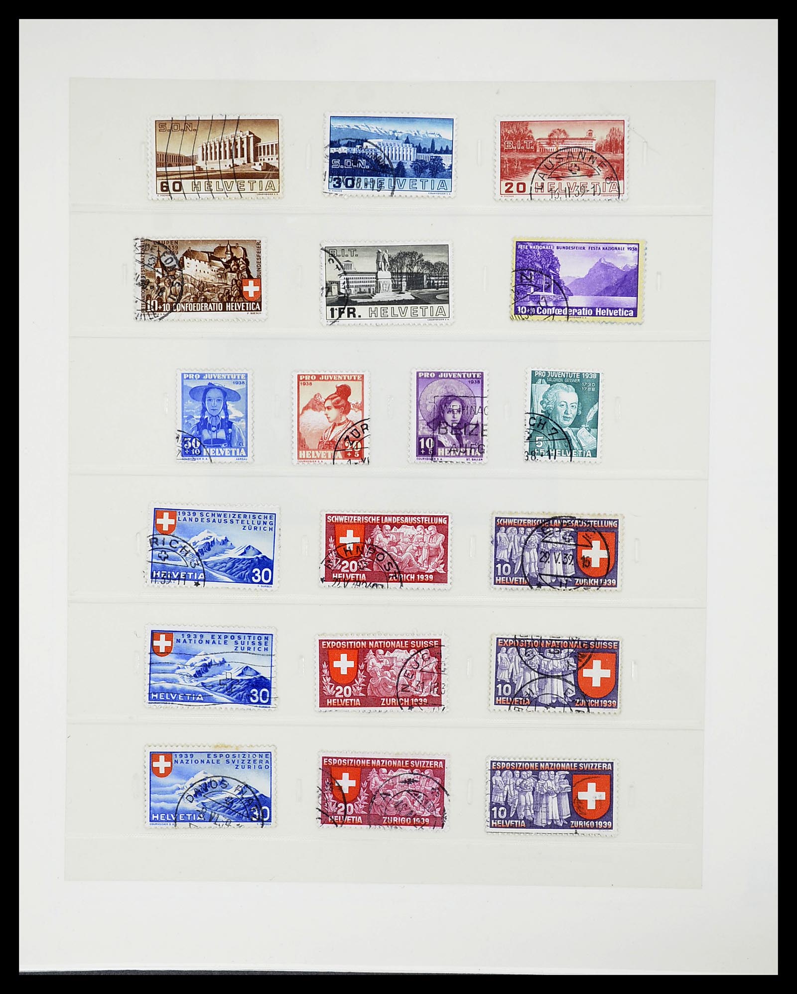 34645 040 - Stamp Collection 34645 Switzerland 1854-2007.