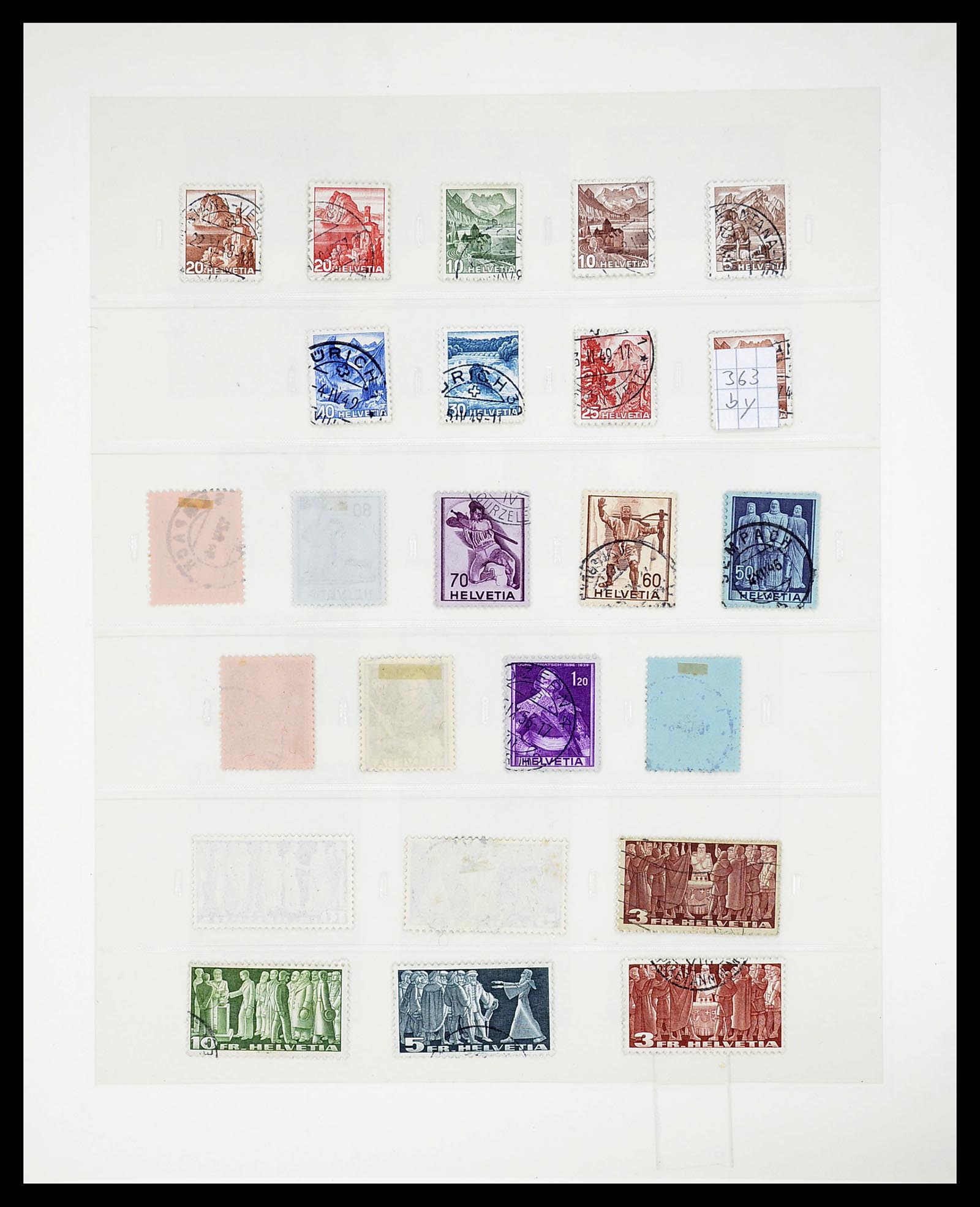 34645 042 - Postzegelverzameling 34645 Zwitserland 1854-2007.