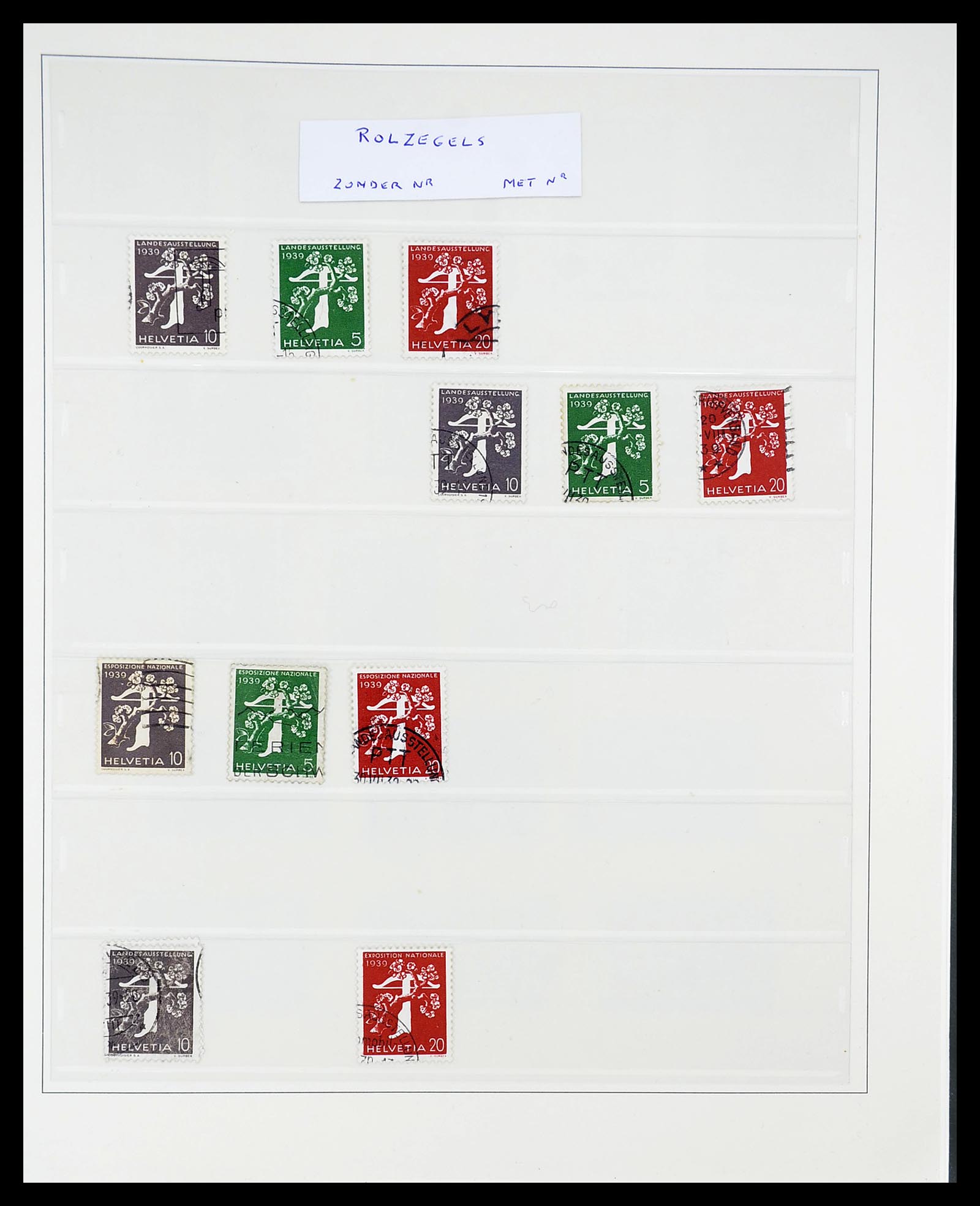 34645 047 - Postzegelverzameling 34645 Zwitserland 1854-2007.