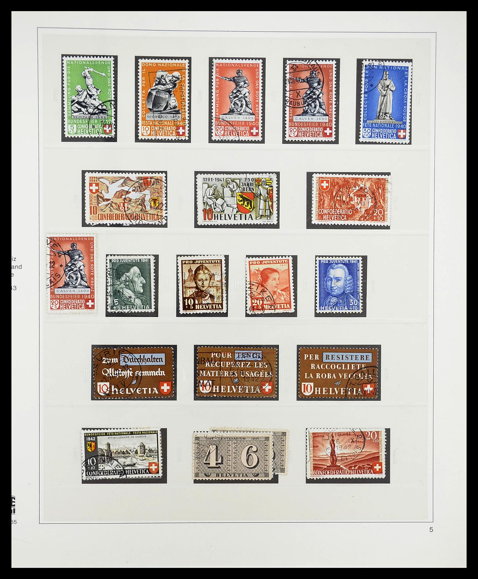 34645 049 - Stamp Collection 34645 Switzerland 1854-2007.