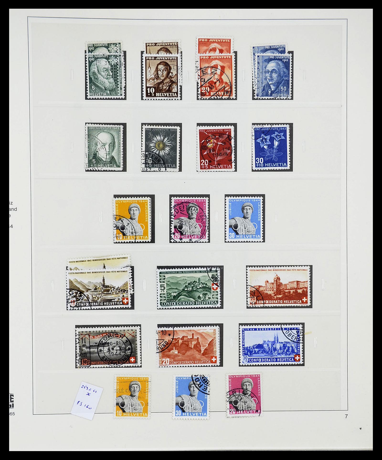 34645 052 - Stamp Collection 34645 Switzerland 1854-2007.