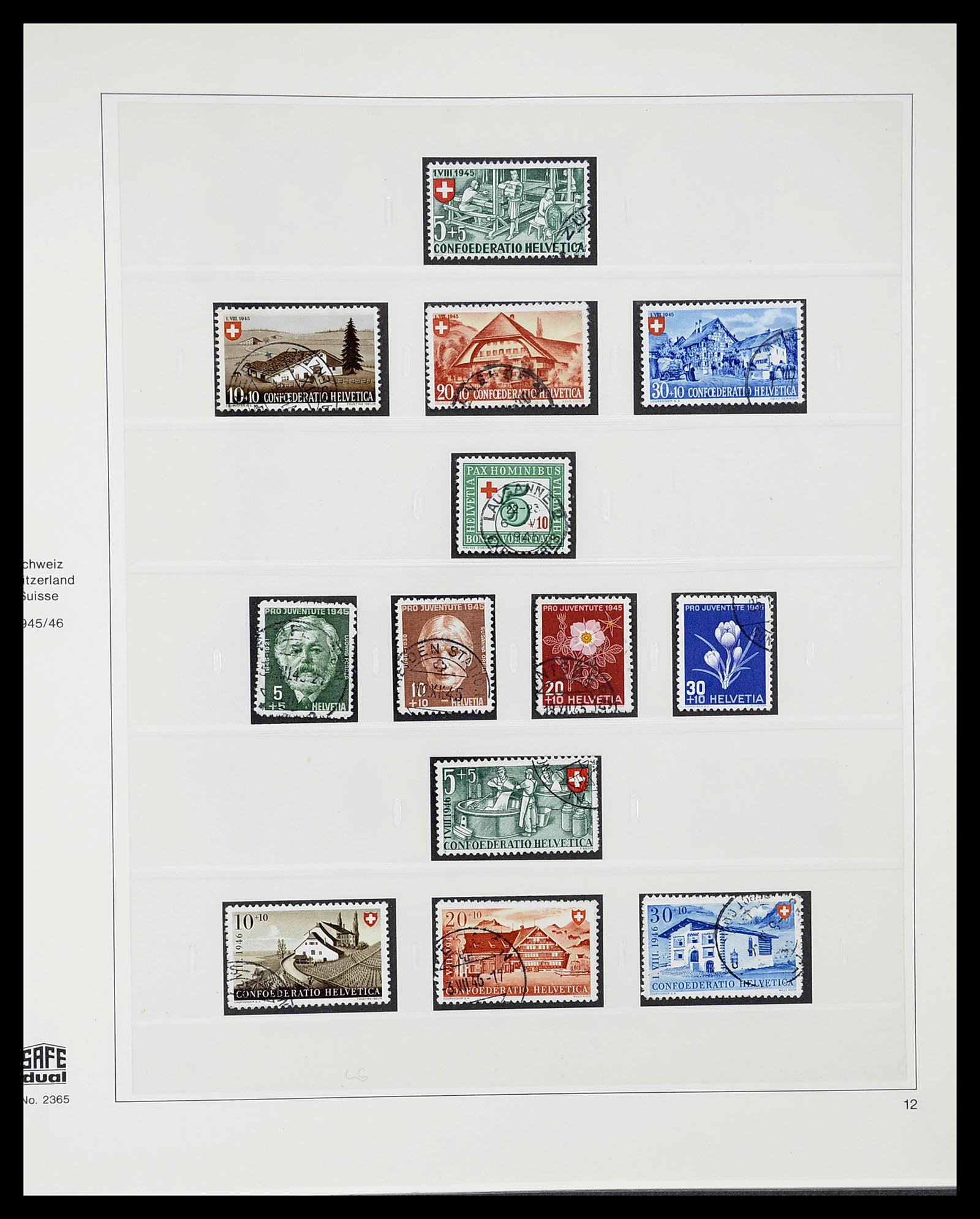 34645 058 - Postzegelverzameling 34645 Zwitserland 1854-2007.