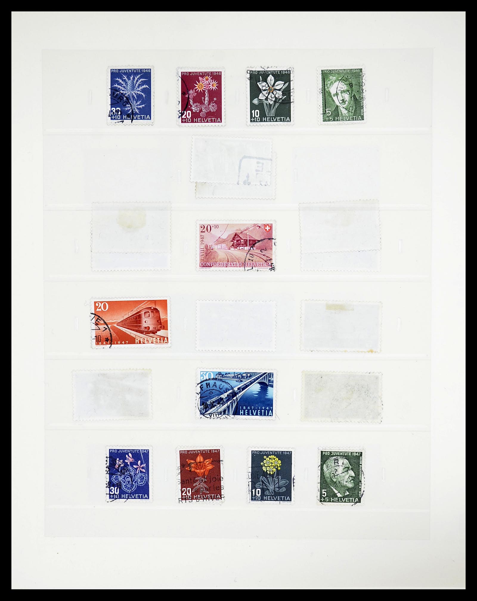 34645 061 - Postzegelverzameling 34645 Zwitserland 1854-2007.