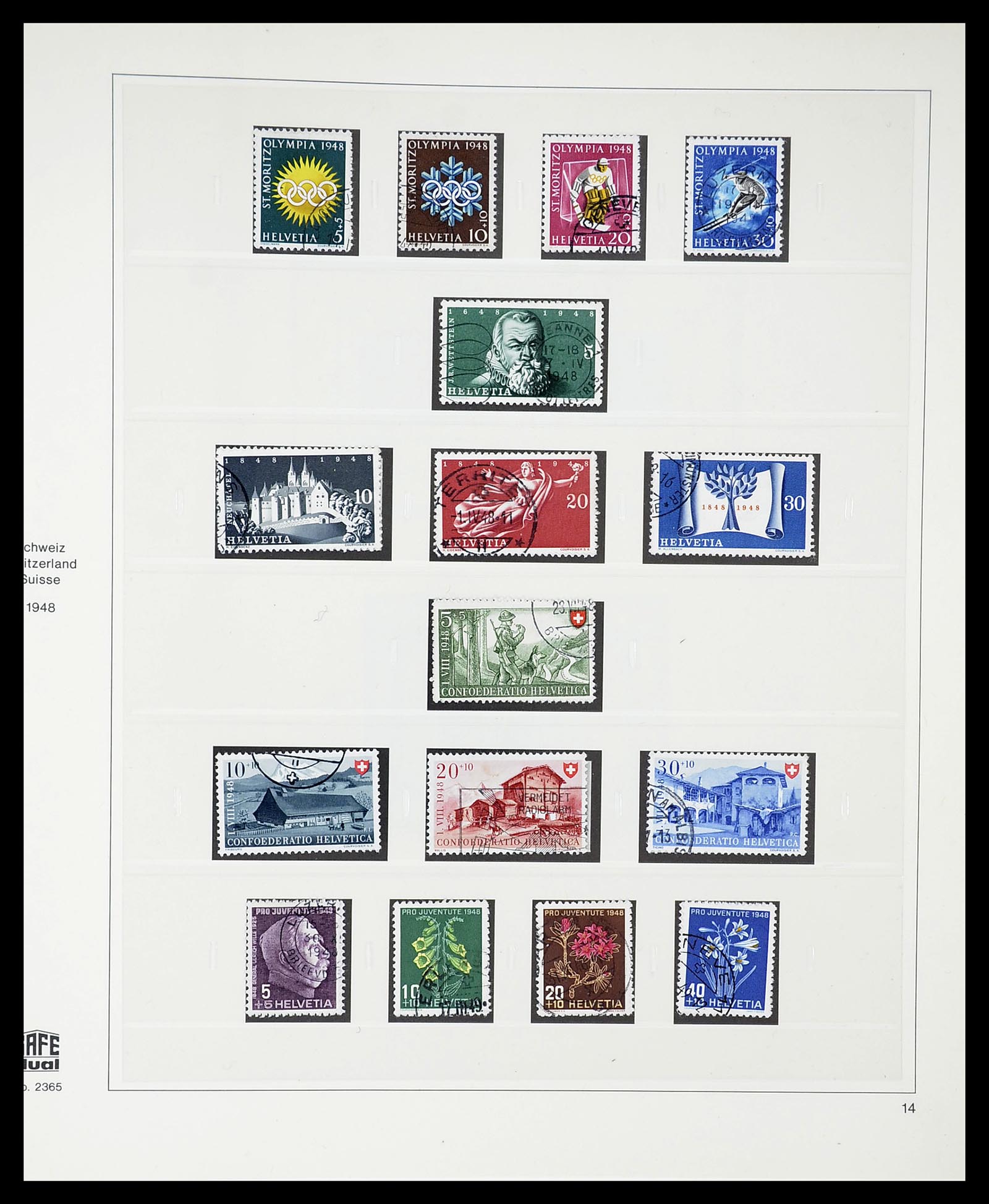34645 062 - Postzegelverzameling 34645 Zwitserland 1854-2007.