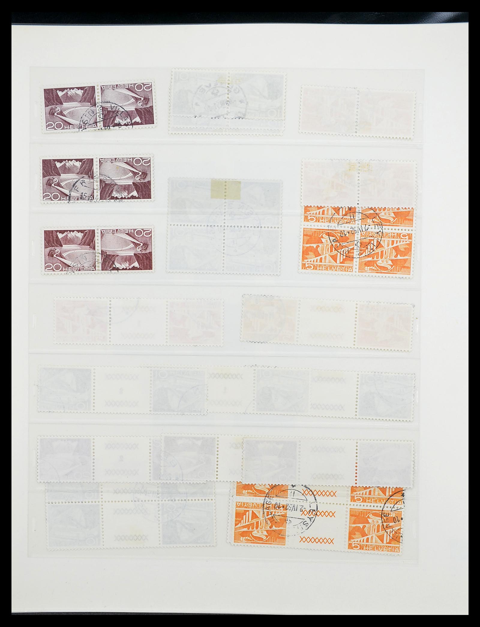 34645 070 - Postzegelverzameling 34645 Zwitserland 1854-2007.
