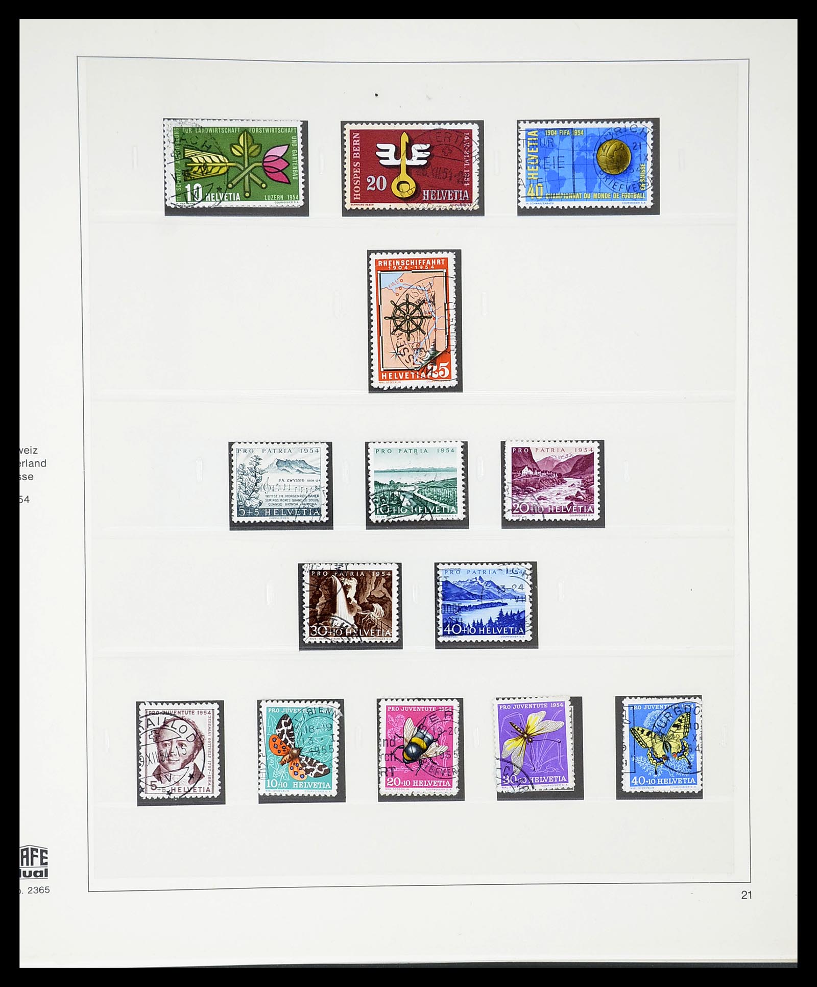 34645 077 - Postzegelverzameling 34645 Zwitserland 1854-2007.
