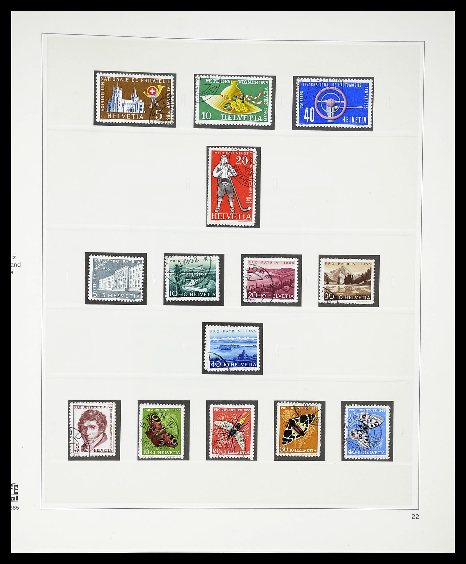 34645 079 - Postzegelverzameling 34645 Zwitserland 1854-2007.