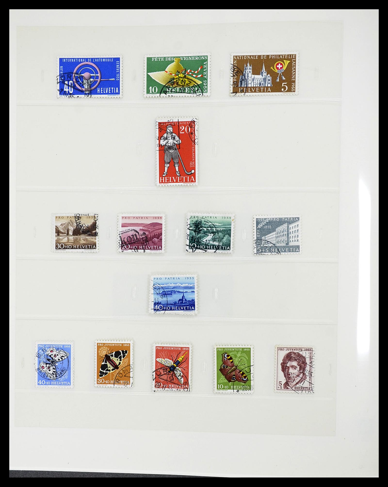 34645 080 - Postzegelverzameling 34645 Zwitserland 1854-2007.