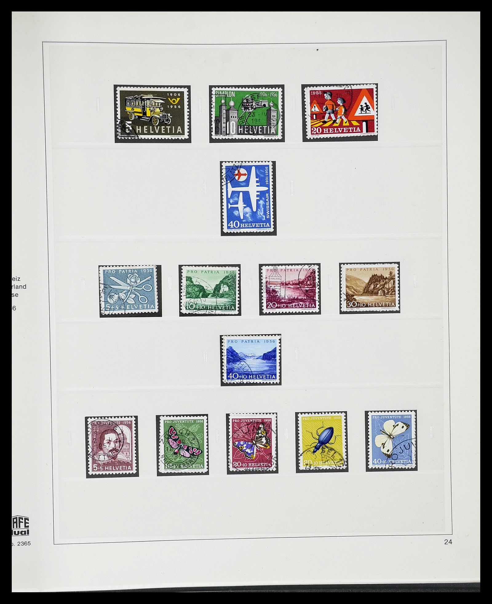 34645 082 - Stamp Collection 34645 Switzerland 1854-2007.