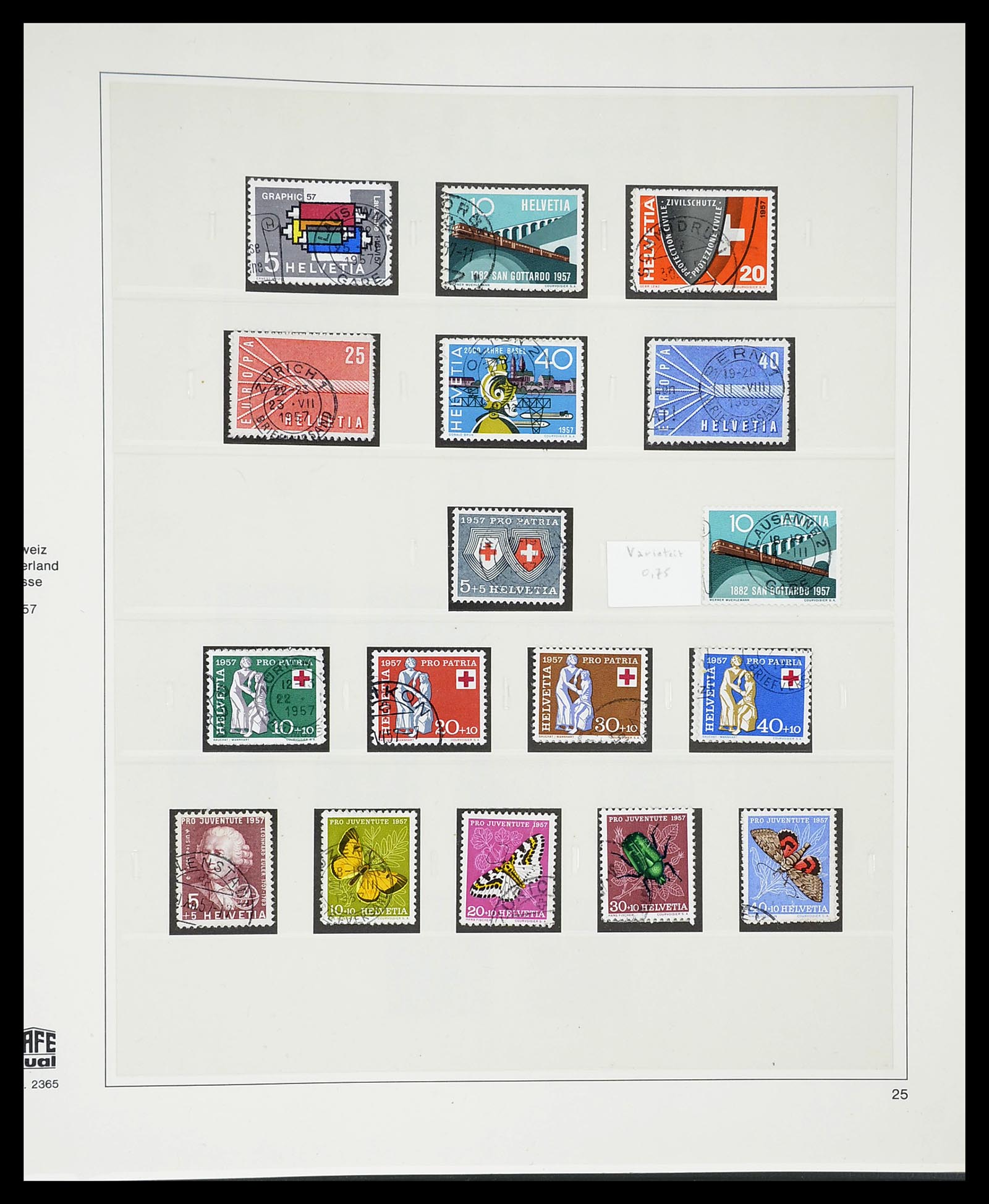 34645 084 - Postzegelverzameling 34645 Zwitserland 1854-2007.