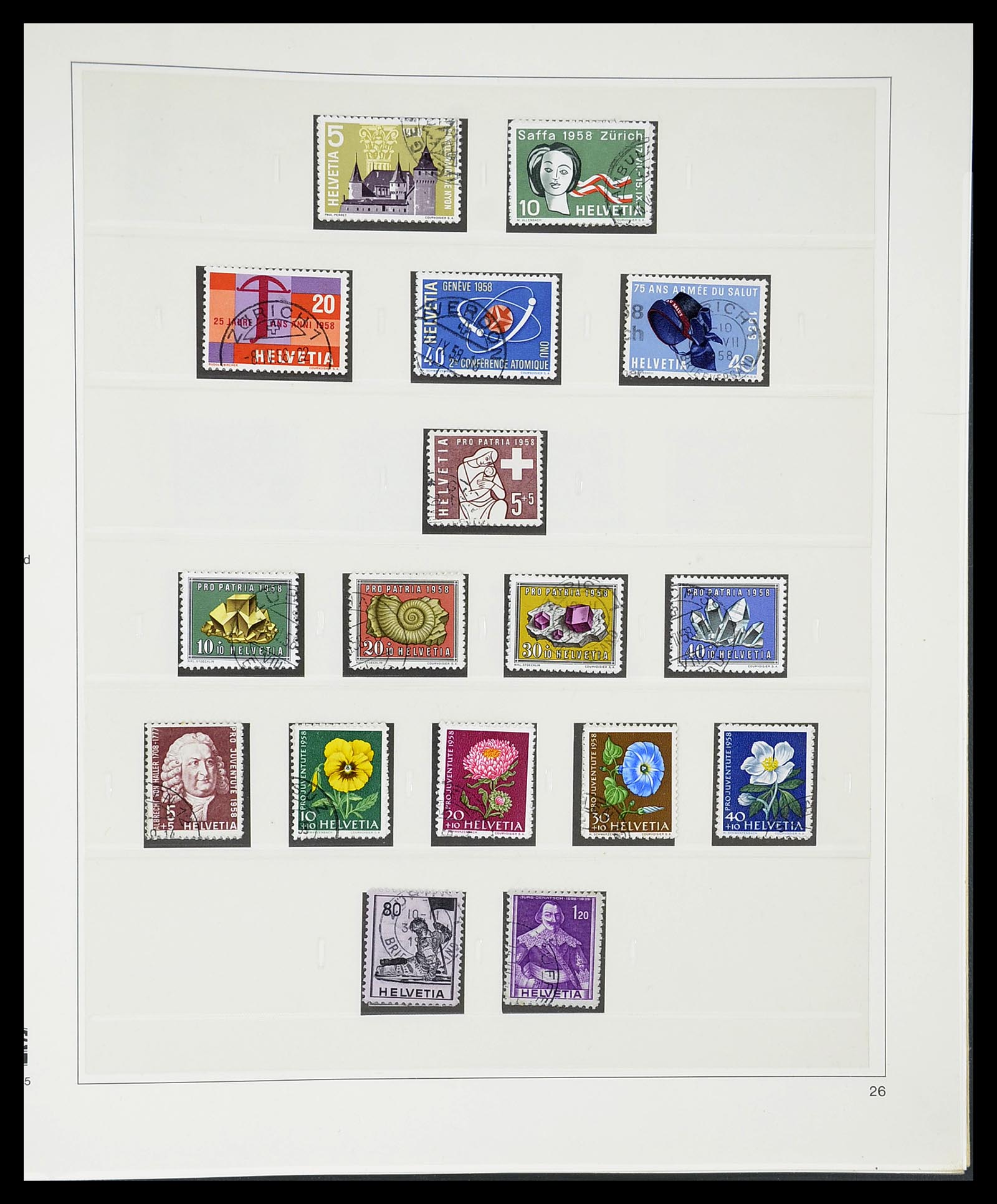 34645 086 - Postzegelverzameling 34645 Zwitserland 1854-2007.