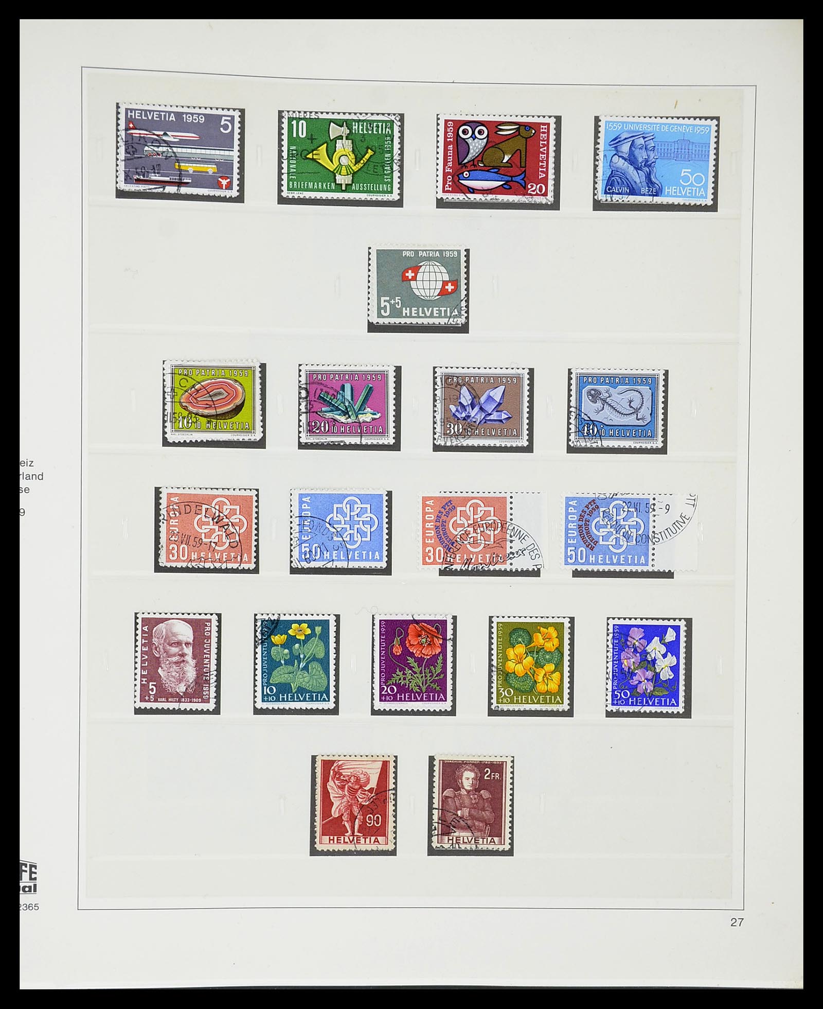 34645 088 - Postzegelverzameling 34645 Zwitserland 1854-2007.