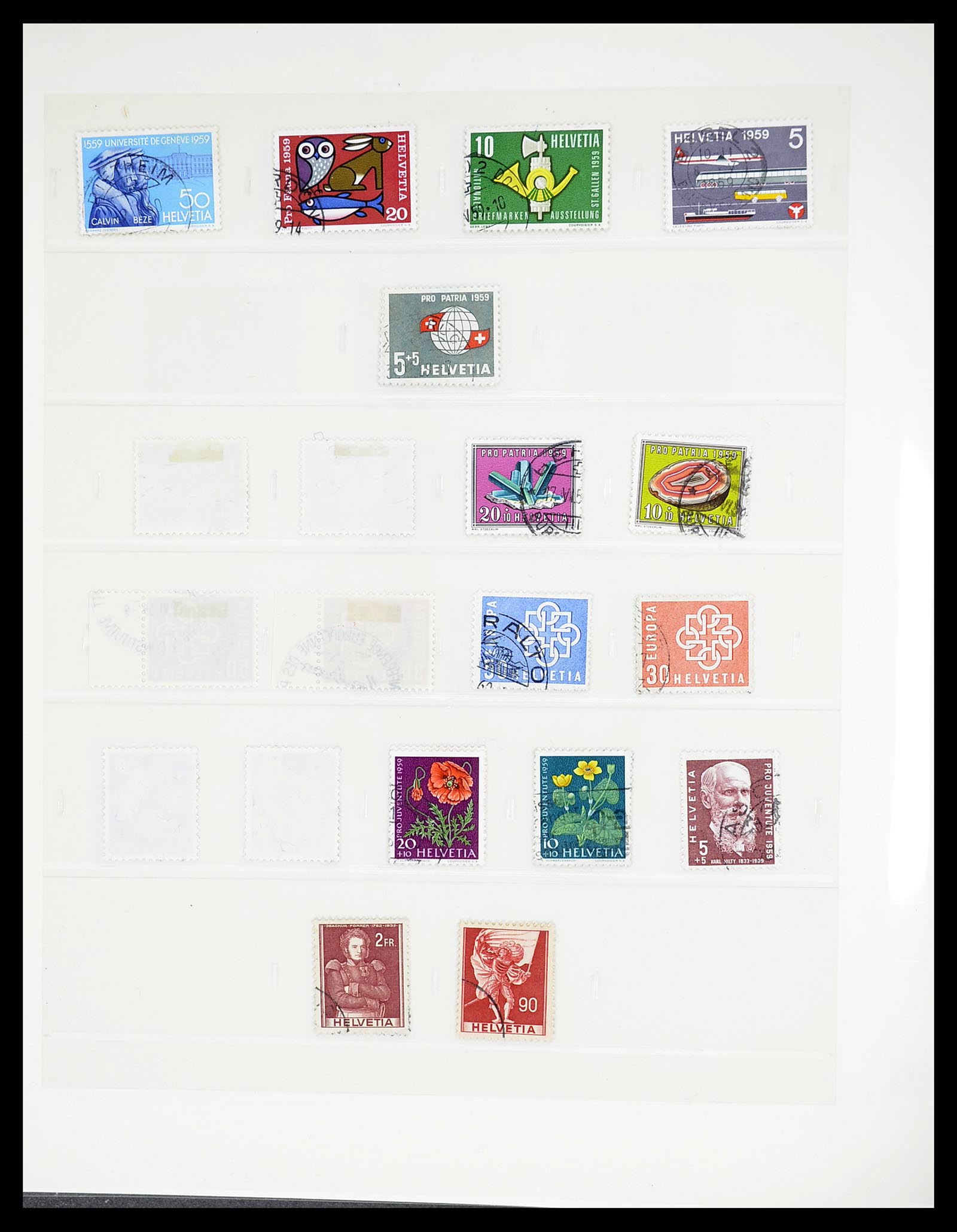 34645 089 - Postzegelverzameling 34645 Zwitserland 1854-2007.