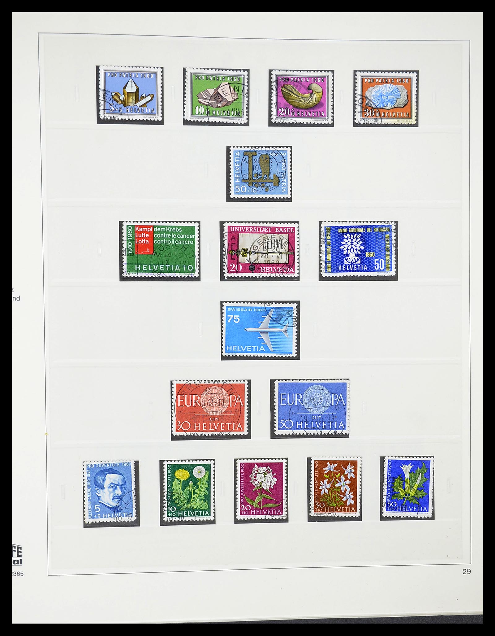 34645 091 - Stamp Collection 34645 Switzerland 1854-2007.
